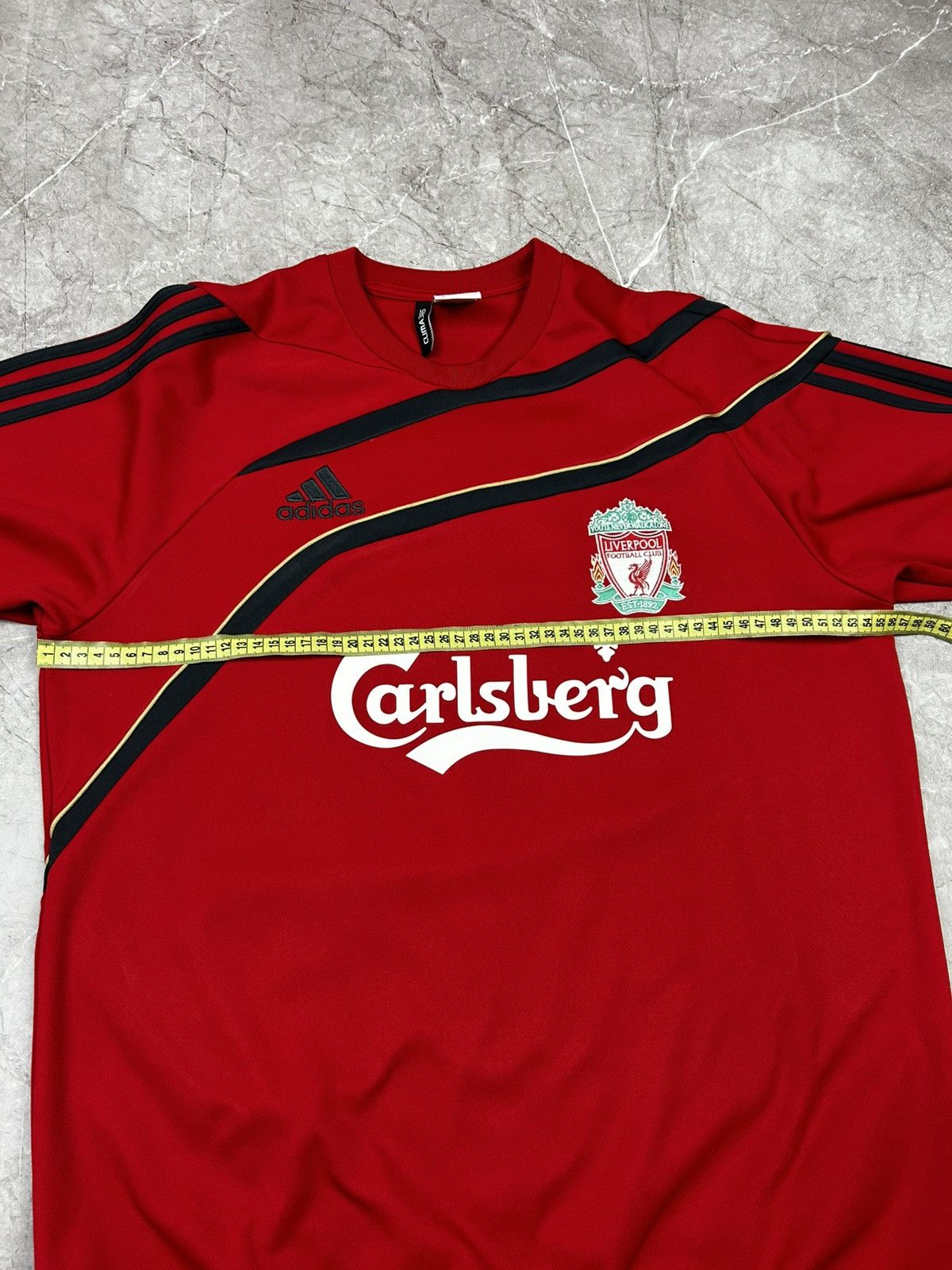 Adidas Vintage Adidas Liverpool Football Sweatshirt Soccer Red Size US L / EU 52-54 / 3 - 16 Thumbnail