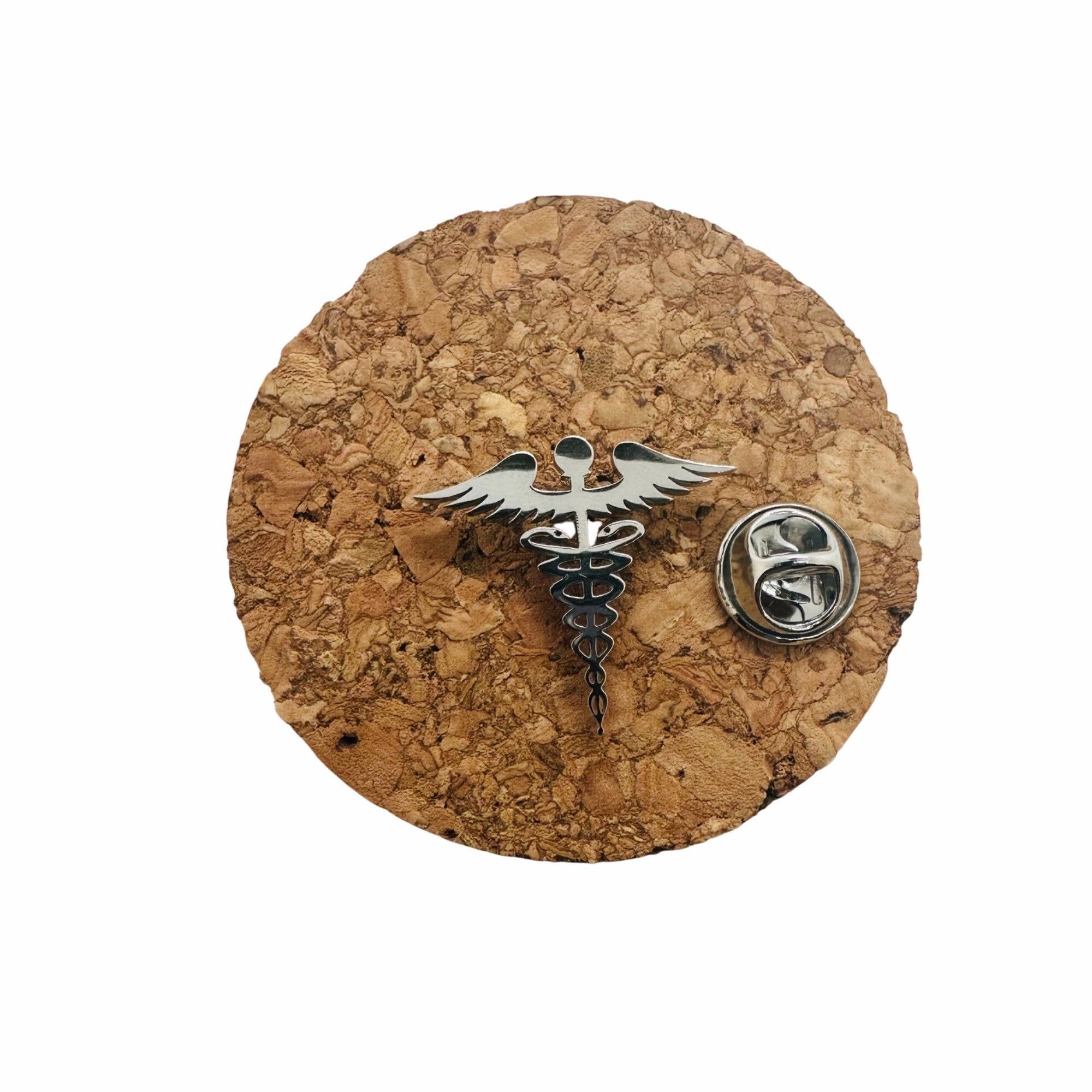 Other ✨✨✨Pin Caduceus Medical Doctor Symbol Medical Broch Silver S Size ONE SIZE - 2 Thumbnail