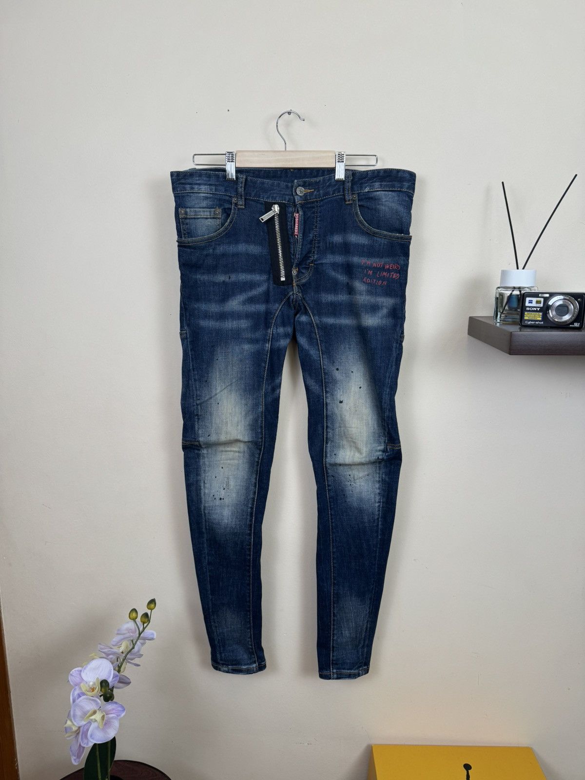 Dsquared2 Dsquared2 Jeans Men Slim Blue 48 Denim Luxury Size US 31 - 12 Thumbnail