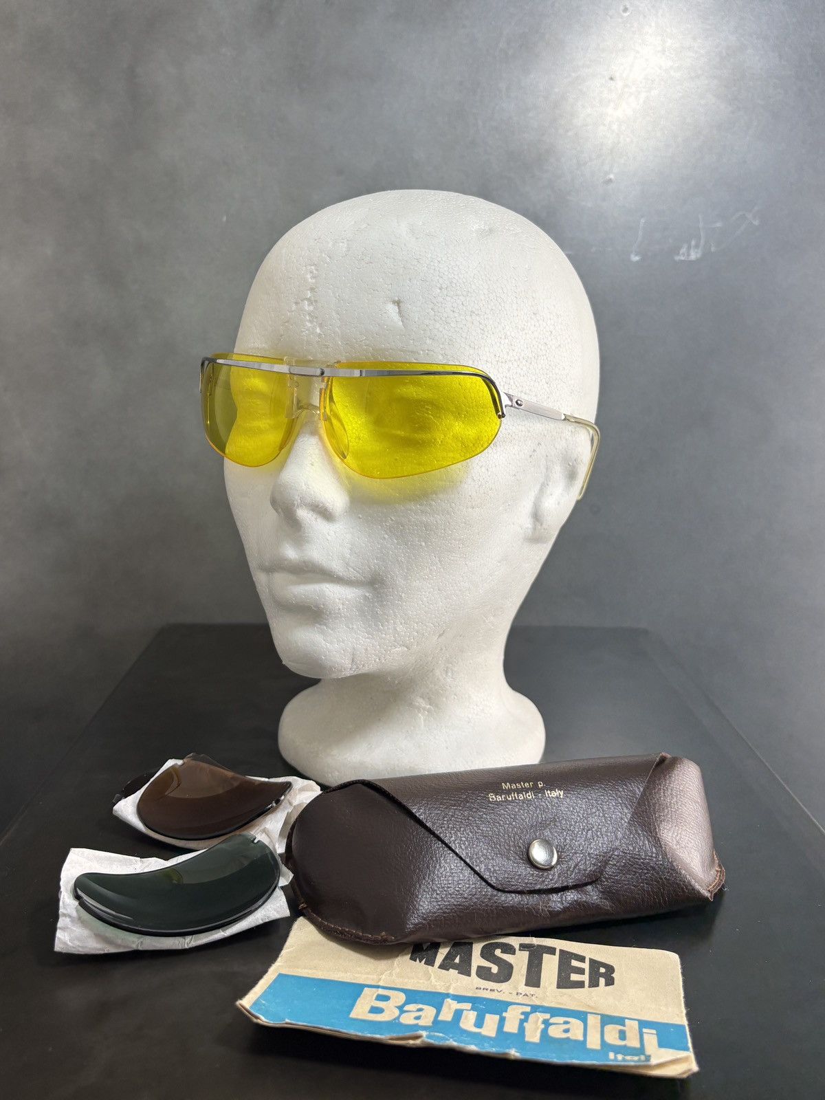 Vintage 1960s Baruffaldi Sport Sunglasses True Vintage Modular Italy Size ONE SIZE - 25 Thumbnail