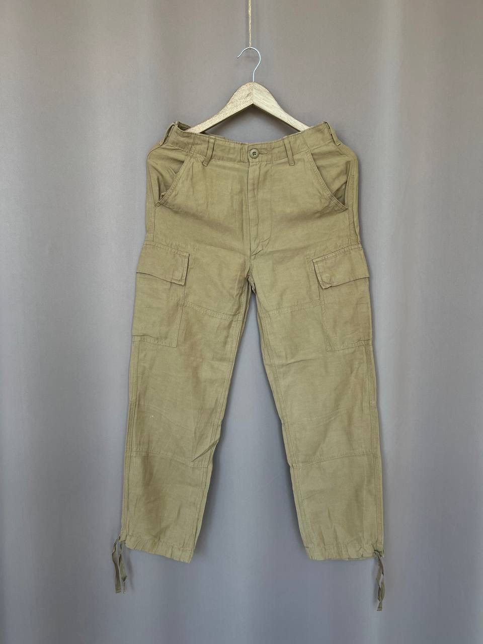 Polo Ralph Lauren Polo Ralph Lauren Silk-Linen Cargo Pants Womens Size 2 or S Size 26" / US 2 / IT 38 - 1 Thumbnail