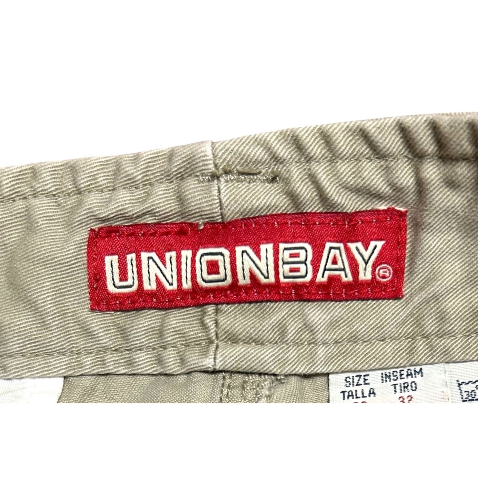 Vintage VINTAGE Union Bay Cargo Pants Men 32x32 Tan Wide-Leg Grunge Skater Public Size US 32 / EU 48 - 7 Thumbnail