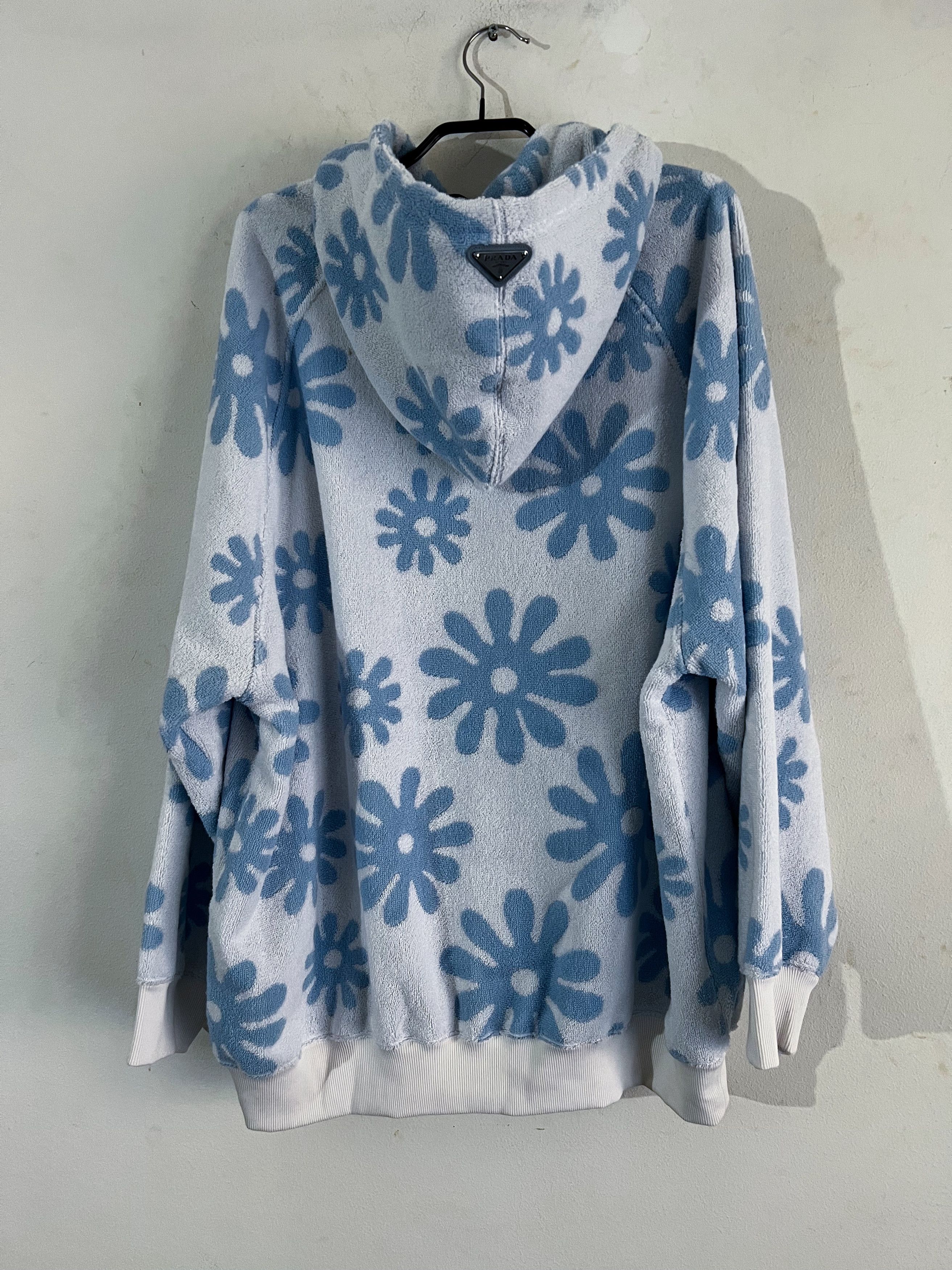 Prada PRINTED TERRY-COTTON HOODIE Size US S / EU 44-46 / 1 - 8 Thumbnail