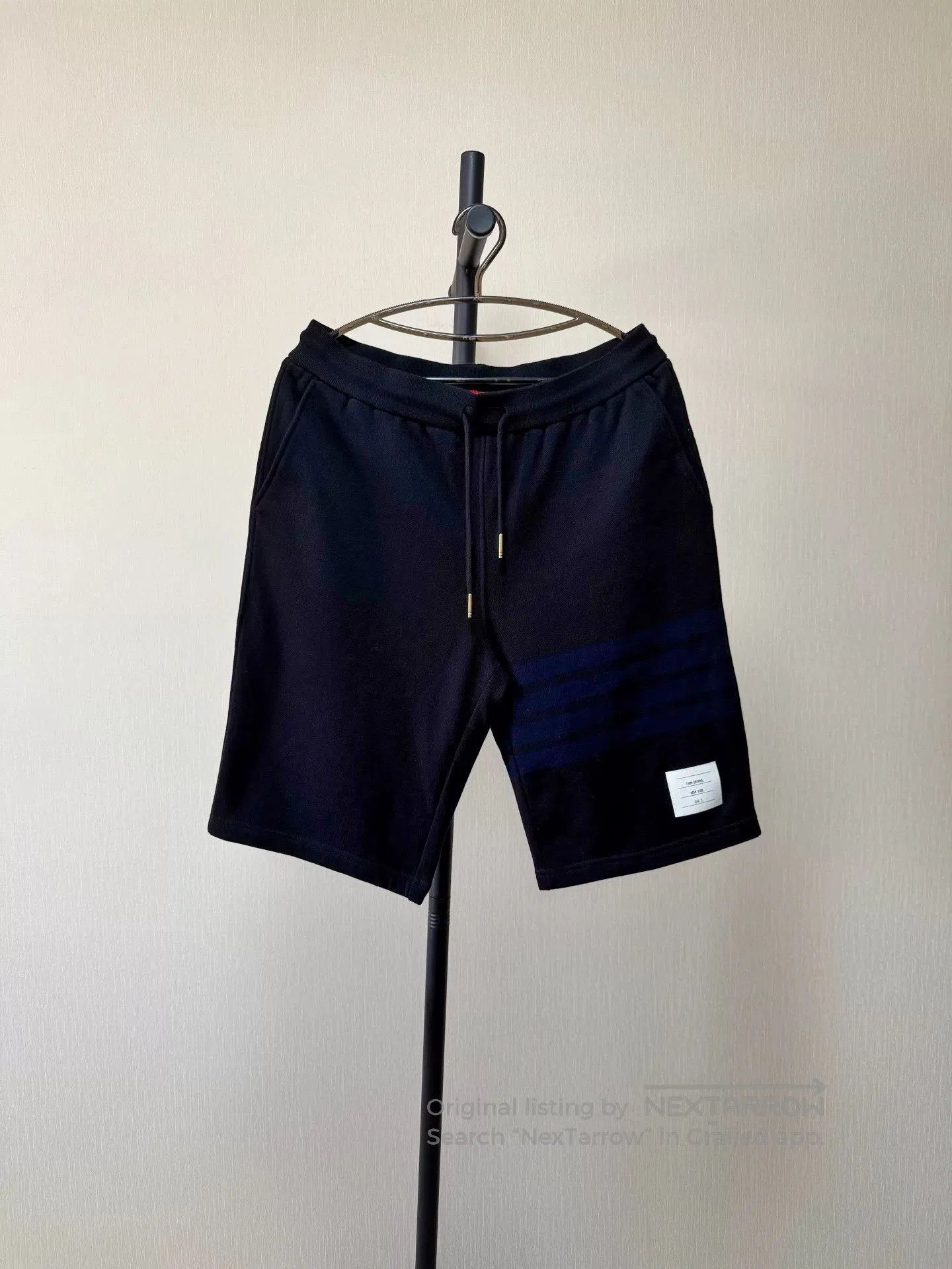 Thom Browne Thom Browne Black Cotton Shorts. Size 41" - 8 Thumbnail