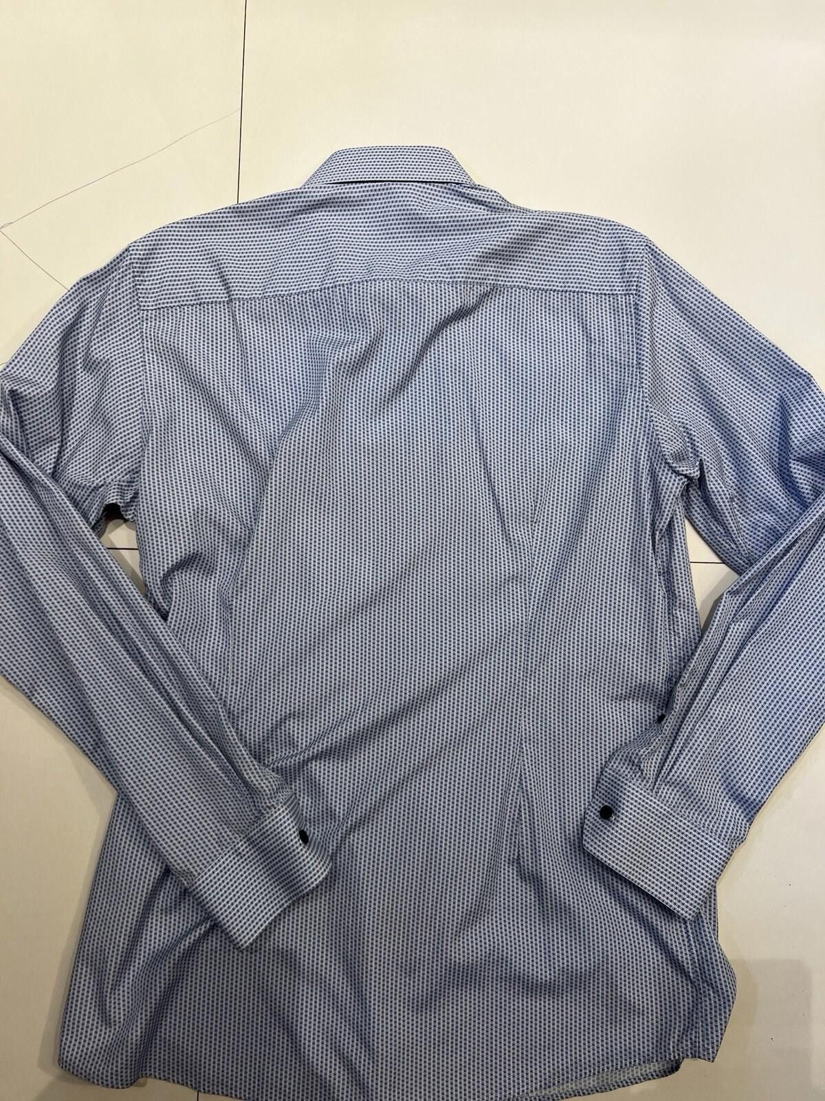 Eton Eton Button Down Shirt Intricate Design Blues Size 16 Size US XL / EU 56 / 4 - 4 Thumbnail