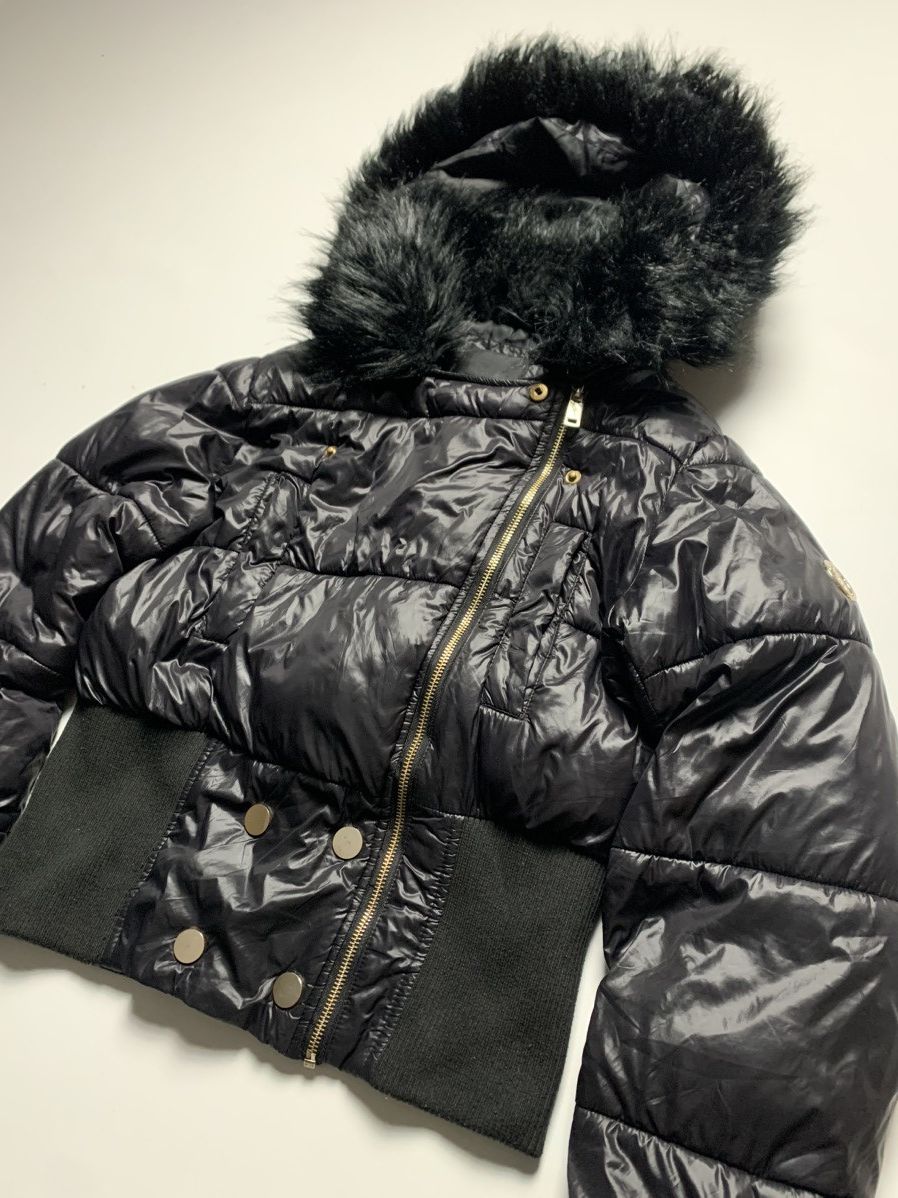 If Six Was Nine × Le Grande Bleu (L.G.B.) × Vintage AVANT GARDE CROPPED FAUX FUR PUFFER JACKET JAPANESE STYLE Size M / US 6-8 / IT 42-44 - 4 Thumbnail