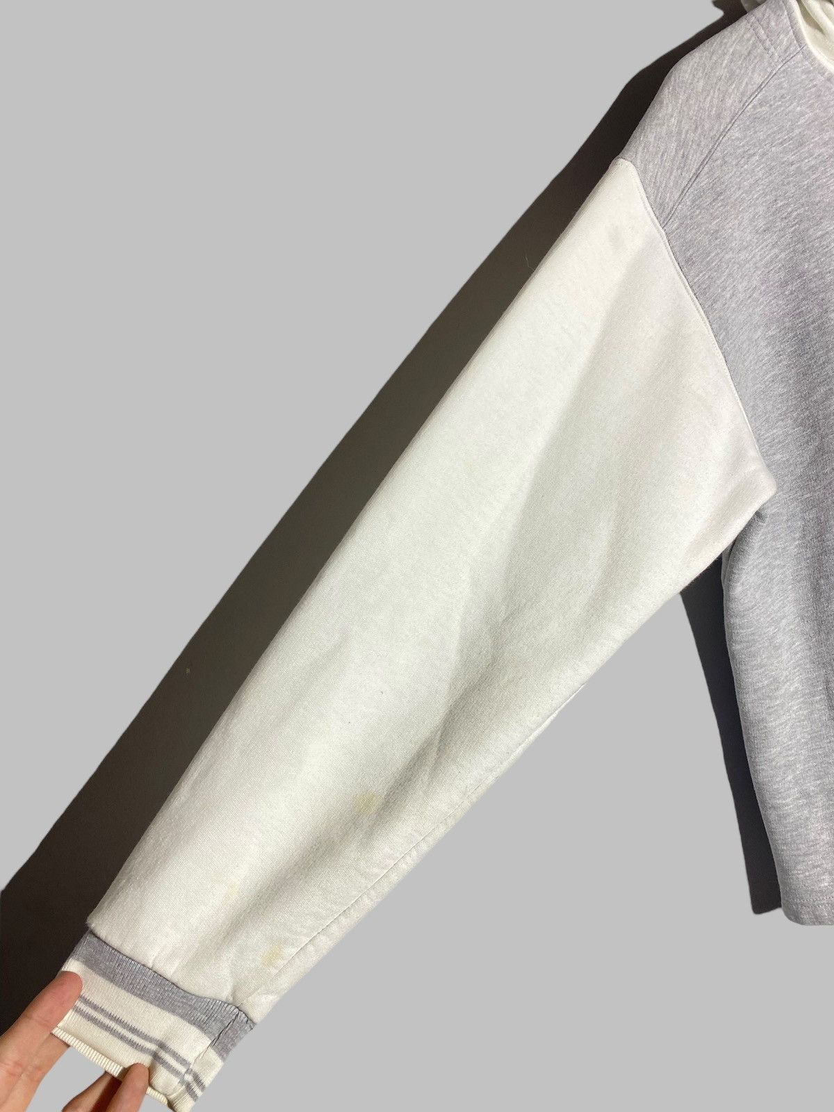 Nike 🔥 VINTAGE 90s NIKE HOODIE TWO-TONE JAPAN STYLE SWOOSH Size US M / EU 48-50 / 2 - 7 Thumbnail