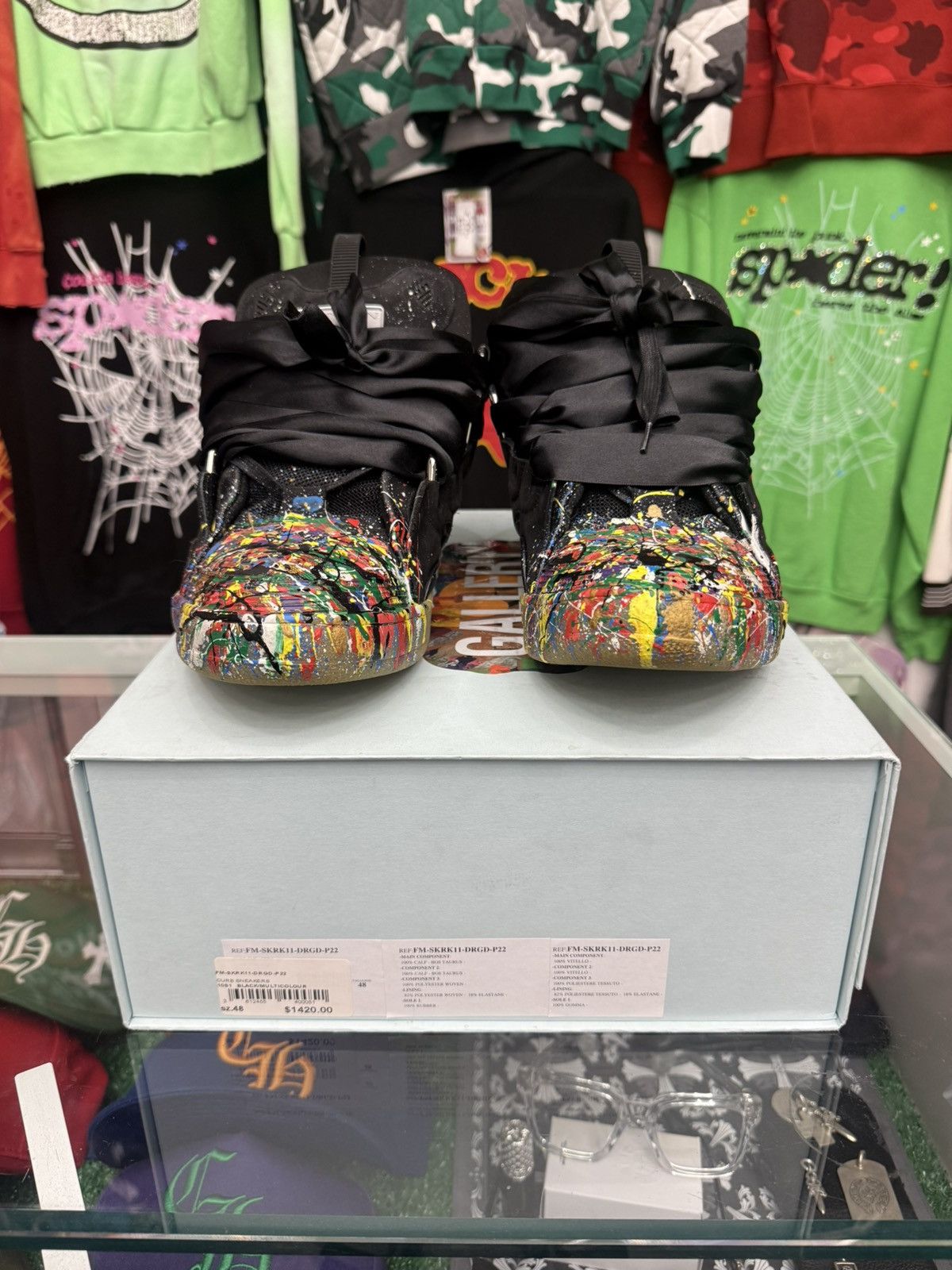 Gallery Dept. × Lanvin Lanvins x Gallery Dept Paint Splattered Size US 15 / EU 48 - 1 Thumbnail