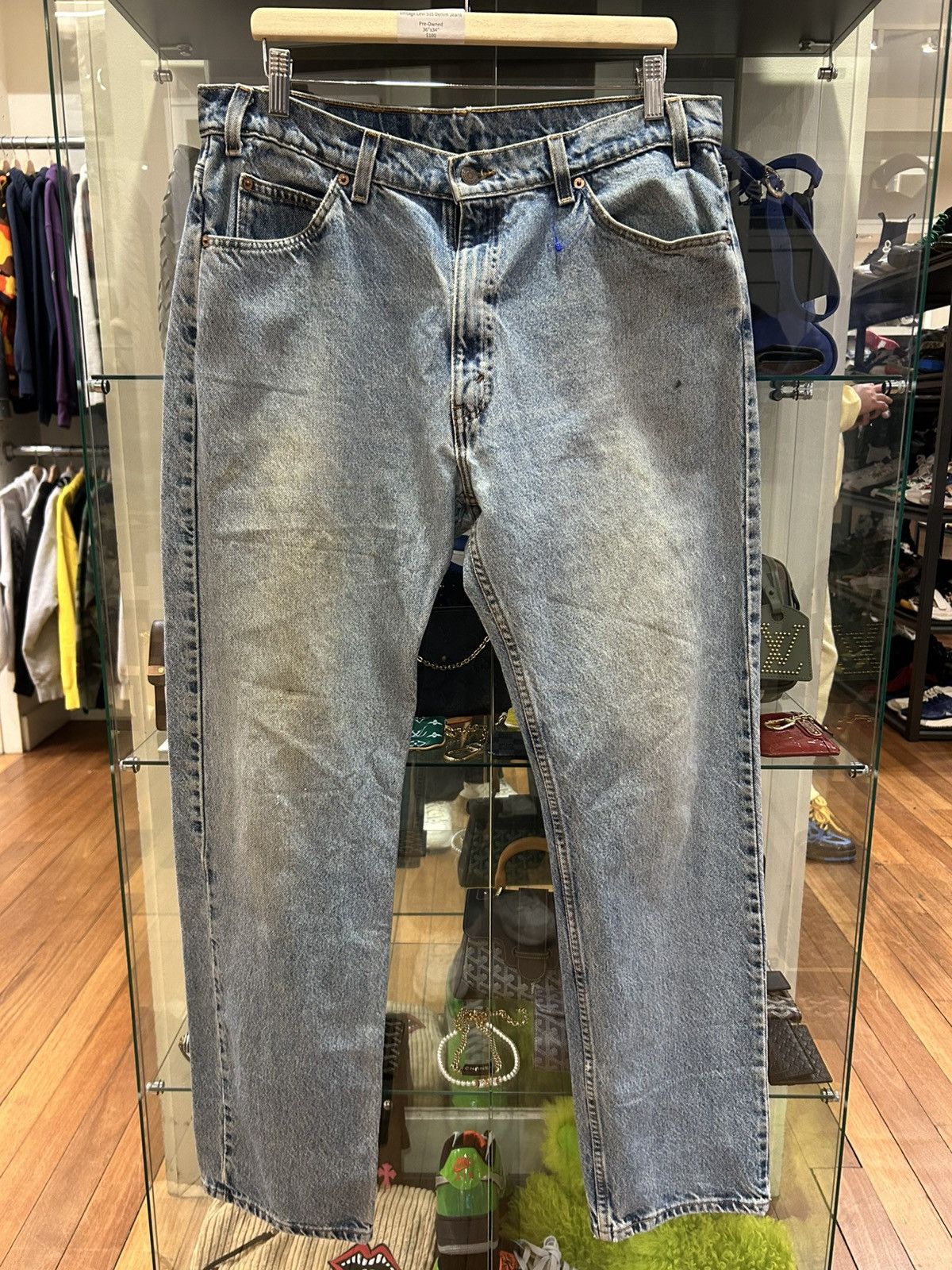 Levi's Levis 505 Orange Tab Denim Jeans Size US 36 / EU 52 - 1 Thumbnail