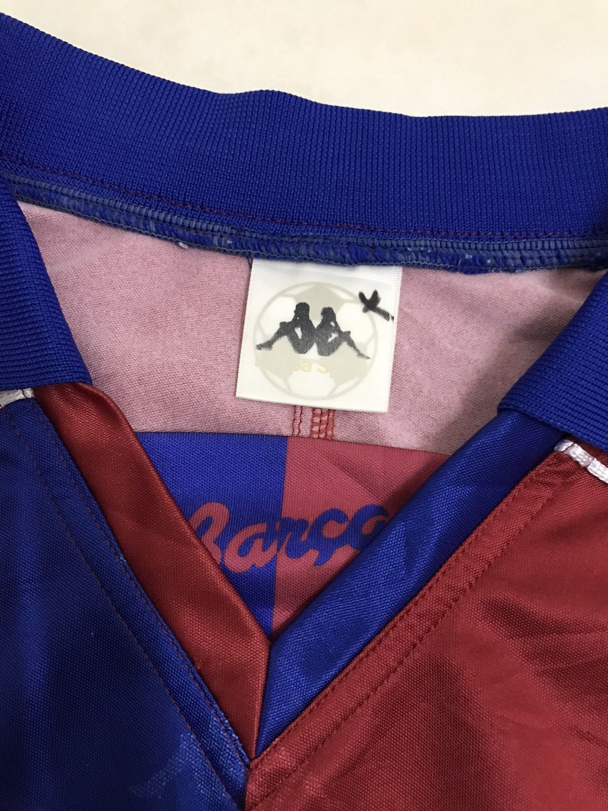 Kappa Vintage 90s Kappa Jersey X FC Barcelona Size US M / EU 48-50 / 2 - 5 Thumbnail