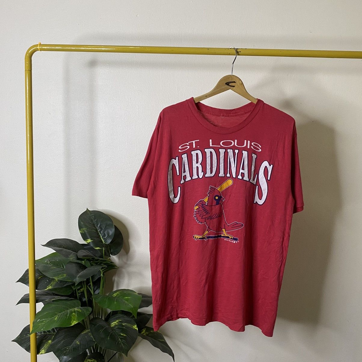 Vintage Vintage 1988 St. Louis Cardinals MLB Artex T Shirt Size US L / EU 52-54 / 3 - 1 Thumbnail