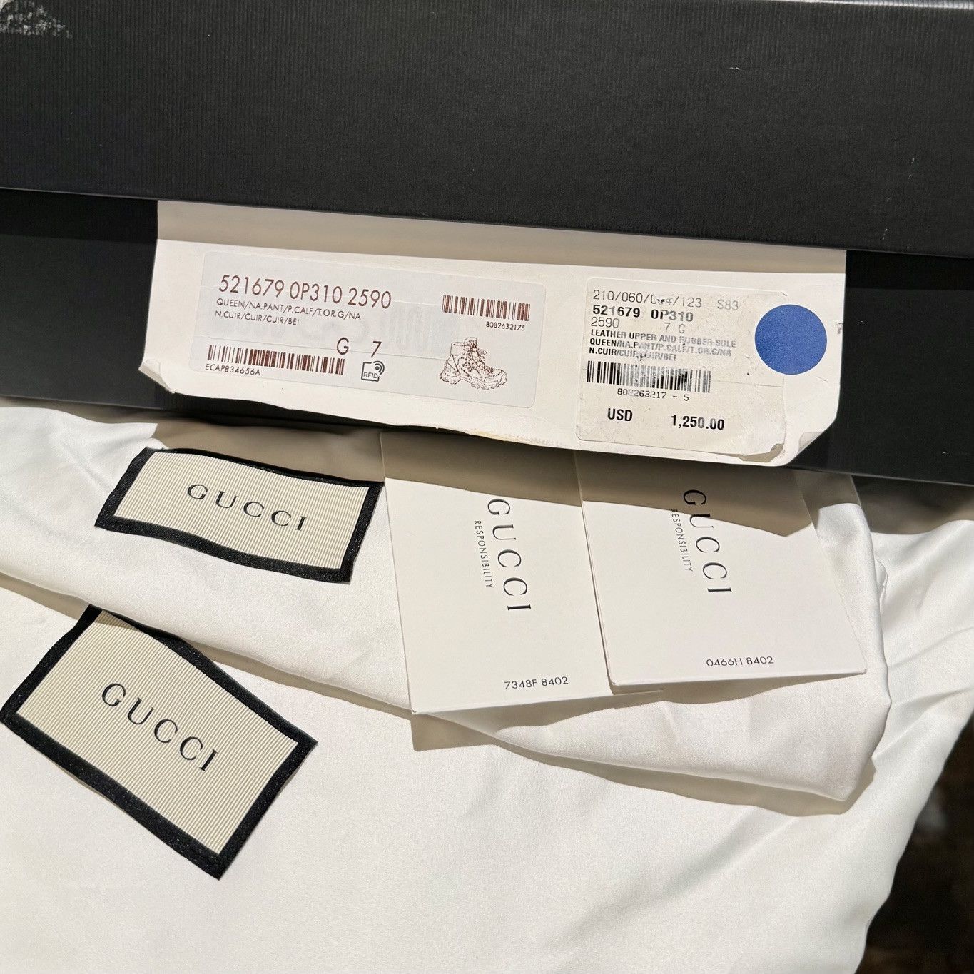 Gucci Gucci Graphite Grey Suede Flashtrek Hiking Boots Size US 8 / EU 41 - 15 Thumbnail