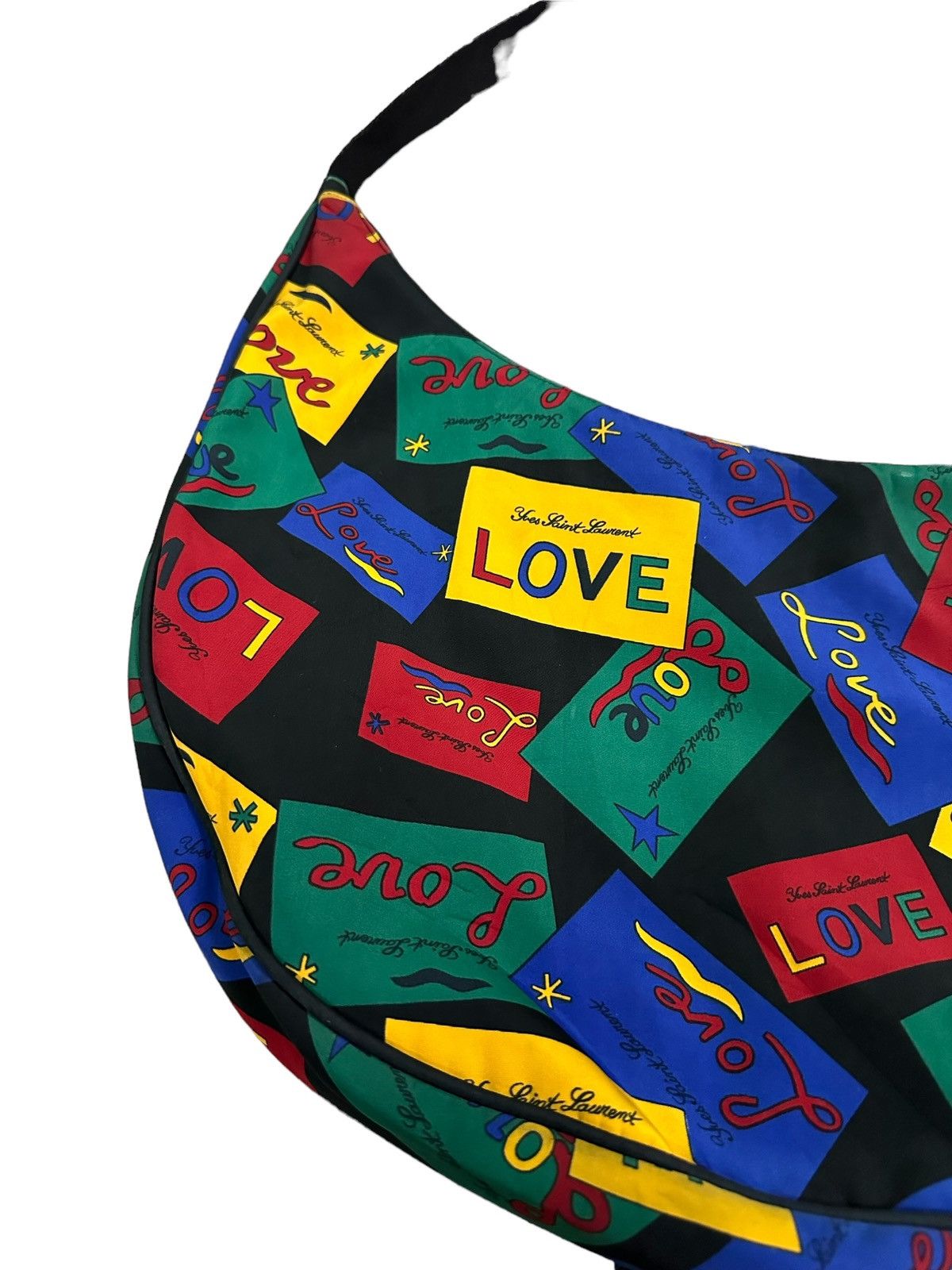 Yves Saint Laurent AUTHENTIC YVES SAINT LAURENT LOVE MULTICOLOUR SHOULDER BAG Size ONE SIZE - 7 Thumbnail