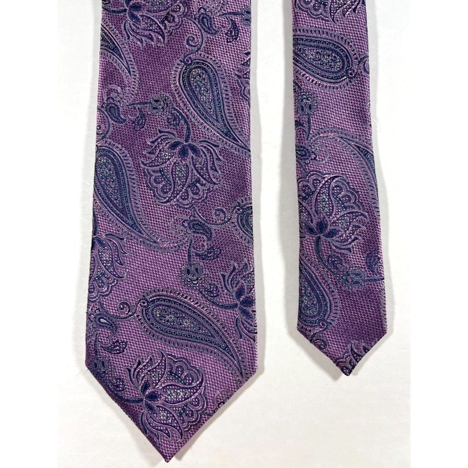 Canali Canali Tie Men's Woven Paisley Silk Made in Italy Size ONE SIZE - 5 Thumbnail