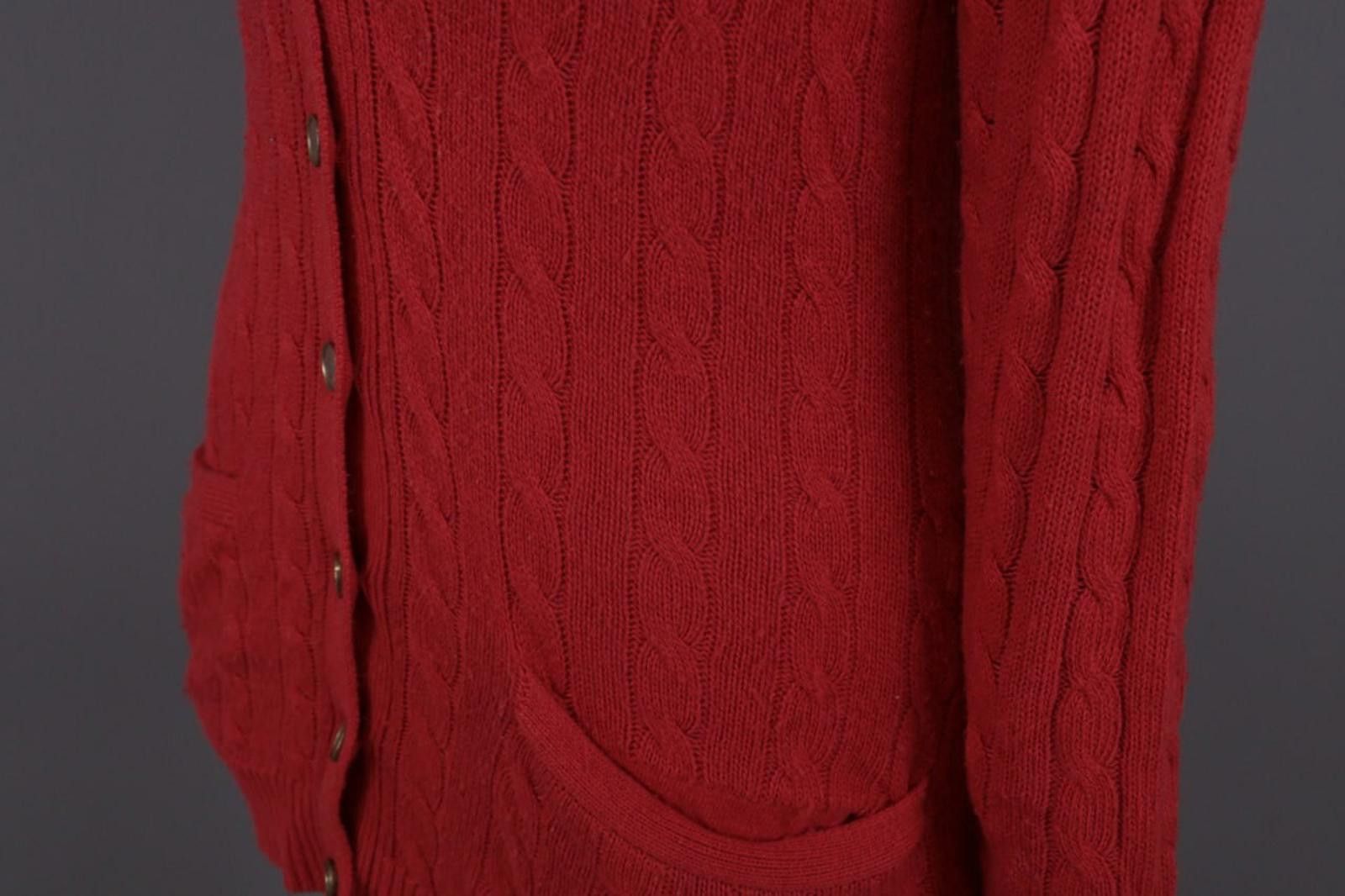 Lauren Ralph Lauren Lauren Ralph Lauren Red Wool Cashmere Cardigan Size XS Size XS / US 0-2 / IT 36-38 - 8 Thumbnail