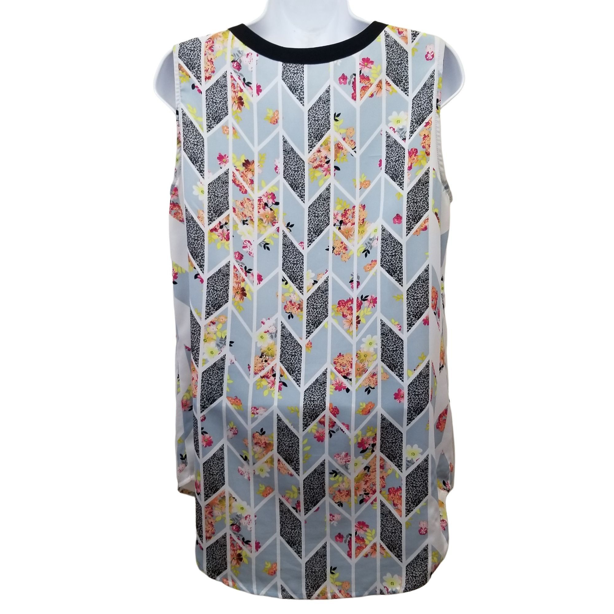 Other CAbi 249 S Top Sleeveless Tank Cami GROSGRAIN RIBBON Keyhole Size S / US 4 / IT 40 - 5 Thumbnail