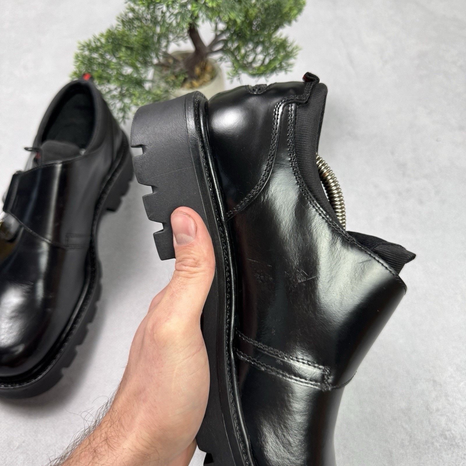 Dockers Dockers Vintage Chunky Black Platform Boots Y2K Size US 10 Size US 10 / IT 40 - 19 Thumbnail