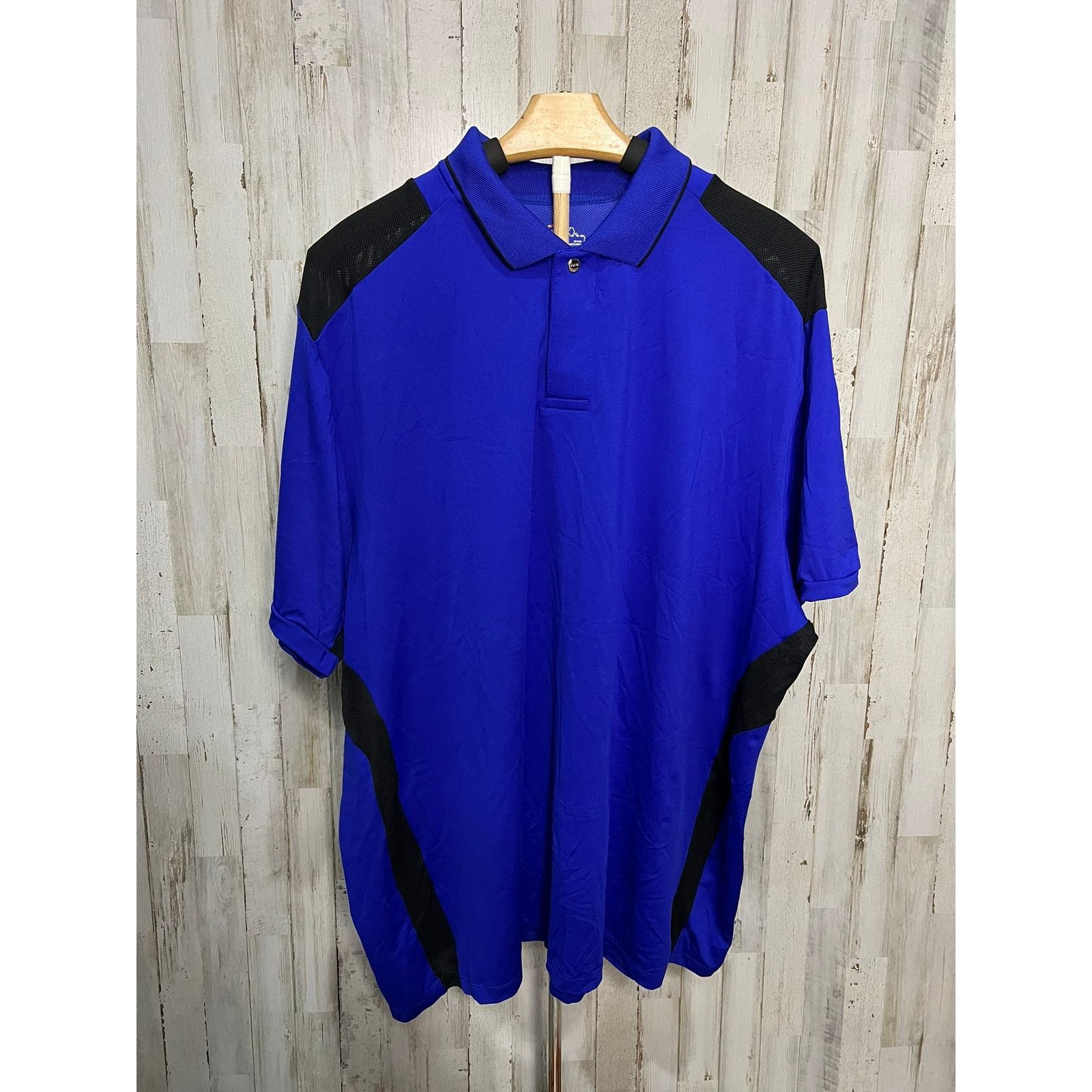RLX Ralph Lauren RLX Ralph Lauren Men's XXL Blue Color Block Polo Shirt Size US XXL / EU 58 / 5 - 1 Thumbnail