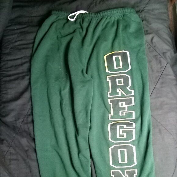 Jerzees Vintage Oregon Ducks Spell Out Sweatpants Joggers Trainers Size US 36 / EU 52 - 2 Thumbnail