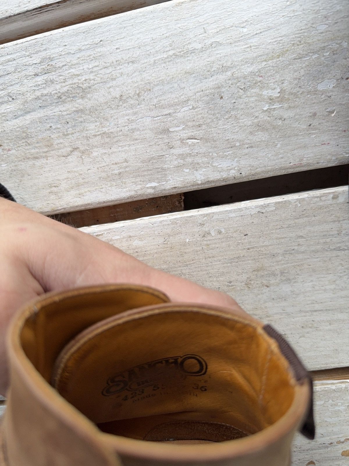 Sancho Boots 90s Sancho Goodyear Welt Leather Harness Boots Brown EU 36 Size US 5.5 / IT 35.5 - 17 Thumbnail
