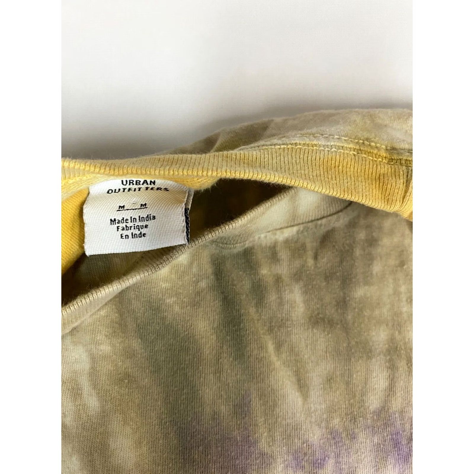 Urban Outfitters Urban Outfitters Mens T-Shirt M Tie Dye Chest Pocket Cotton Crew Neck Short Sleeve Multicolor 90s University Logo Pockets Breathable Regular Size US M / EU 48-50 / 2 - 5 Thumbnail