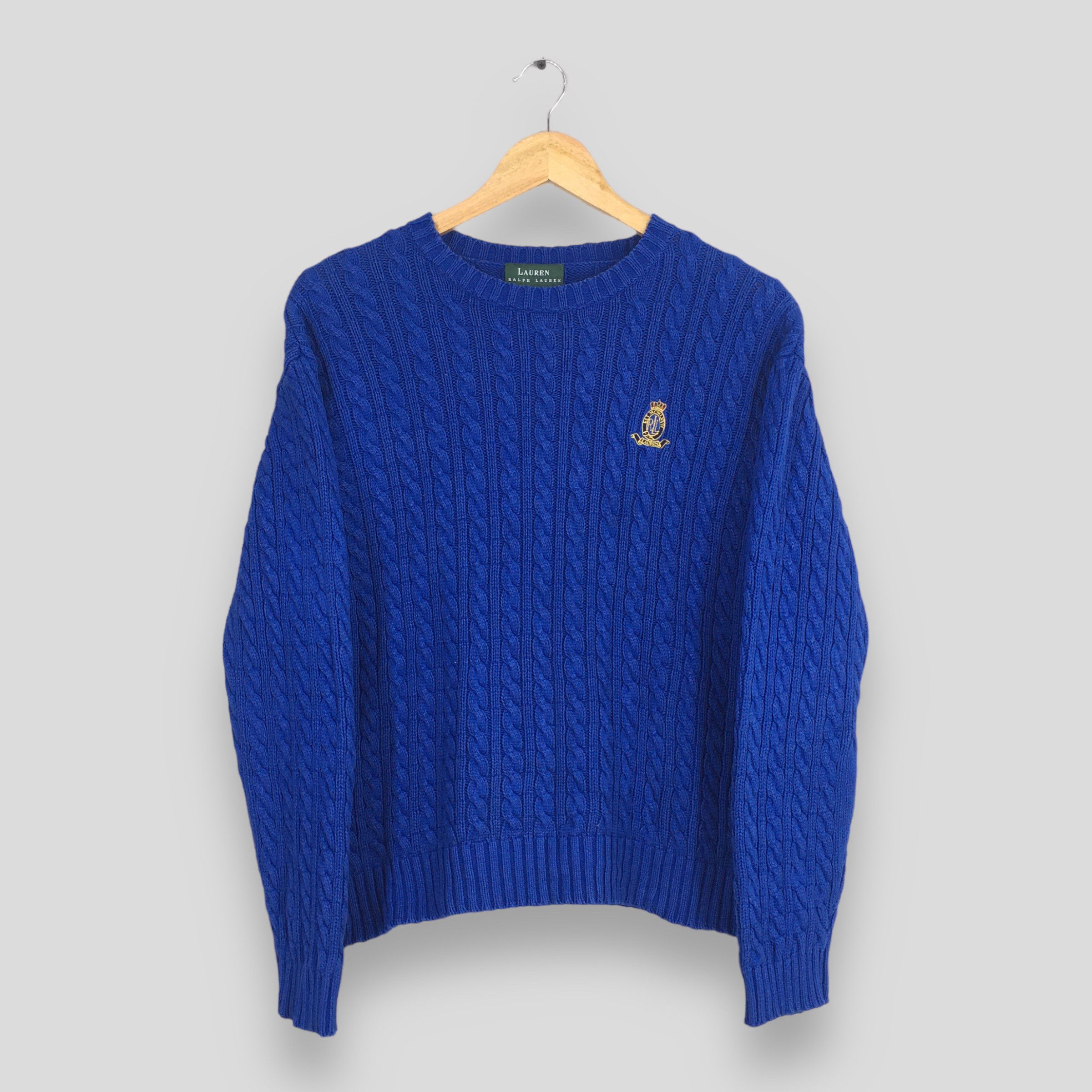 Polo Ralph Lauren × RRL Ralph Lauren × Ralph Lauren Vintage Polo Ralph Lauren Woven Women Knitwear Large Size US L / EU 52-54 / 3 - 1 Thumbnail