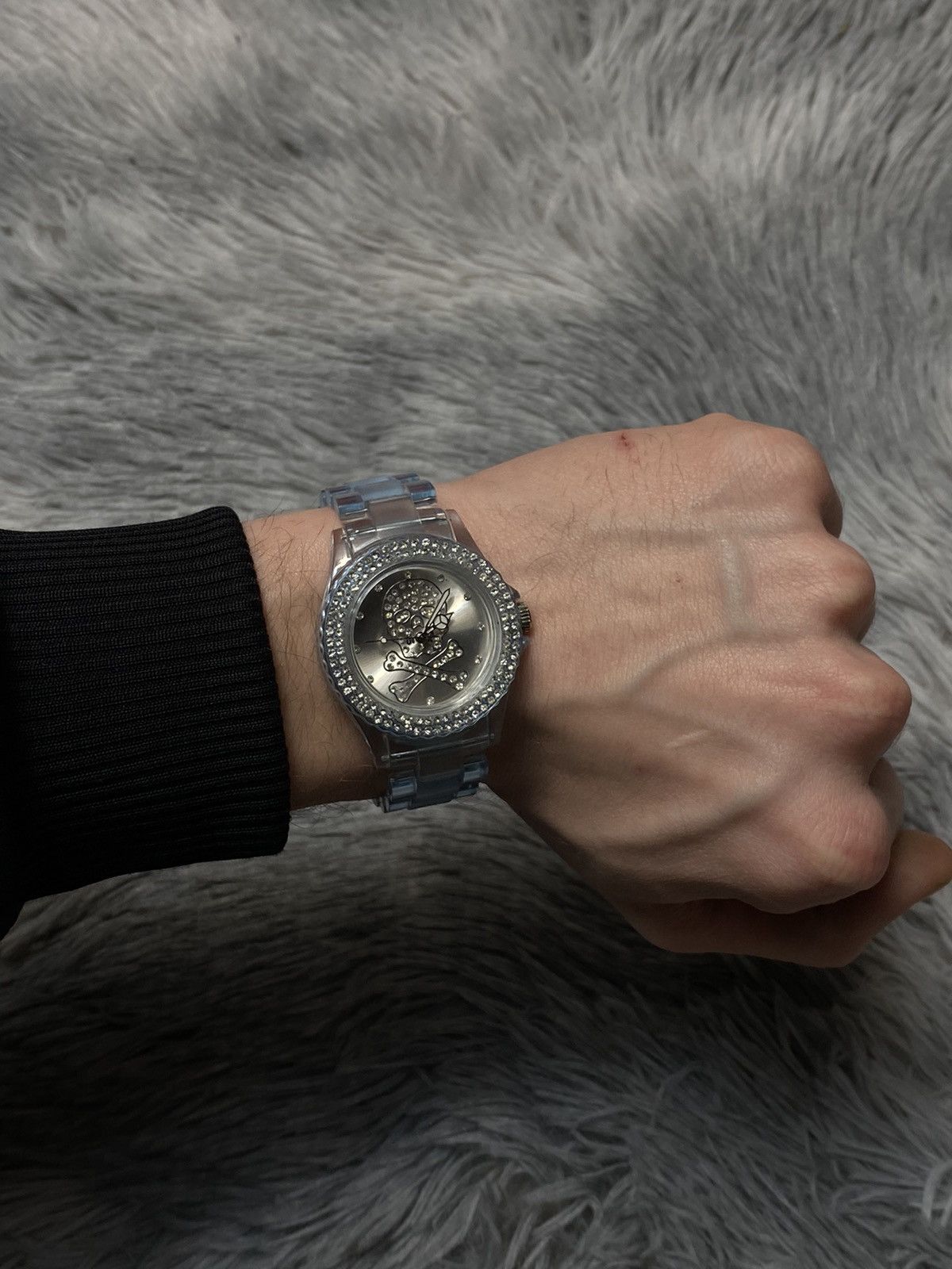 Jewelry Crystal Skull Watch - Bold Style Japanese Brand Size ONE SIZE - 10 Thumbnail