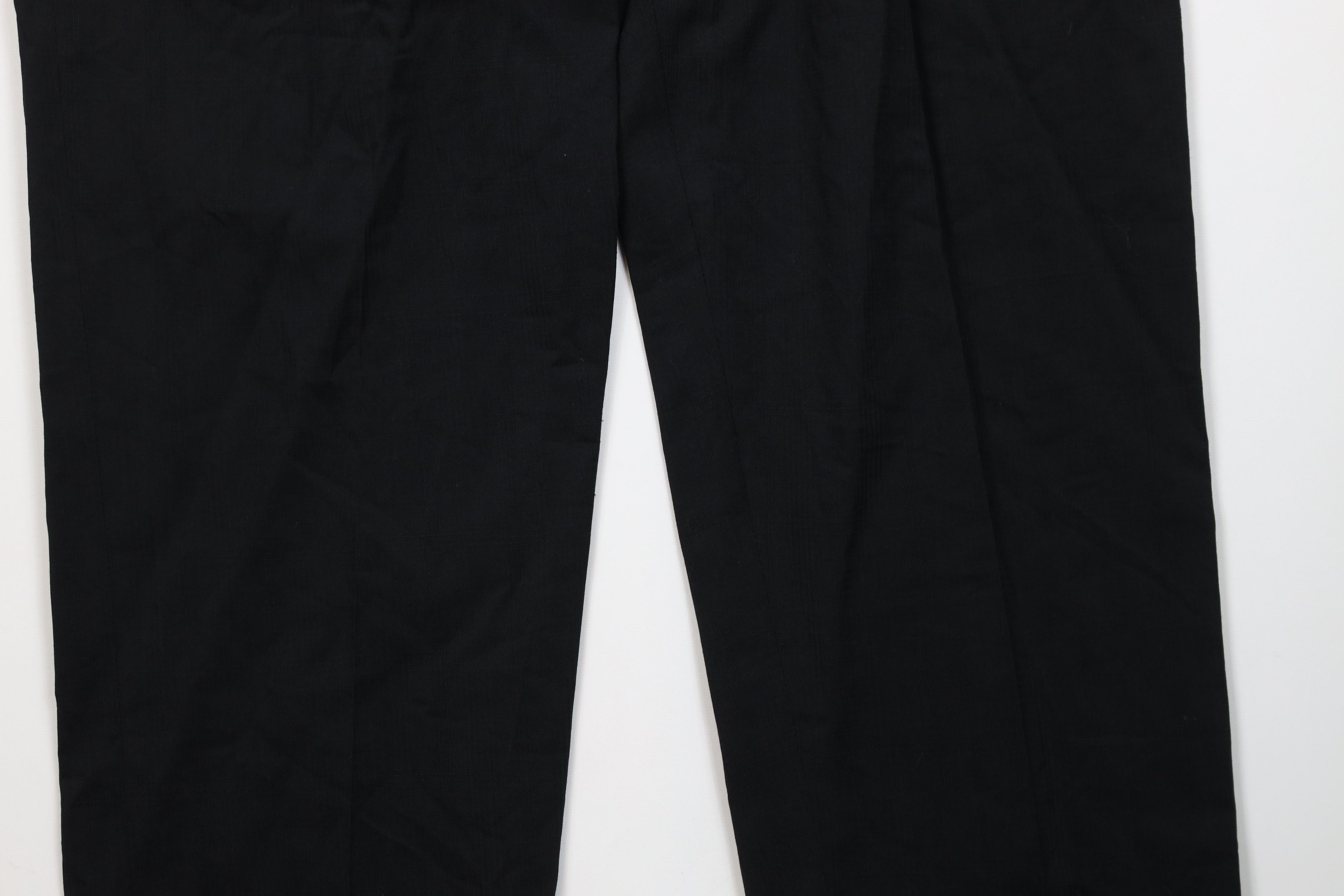 Vintage Vintage 50s Rockabilly Gabardine Chino Pants Black Plaid USA Size US 34 / EU 50 - 3 Thumbnail
