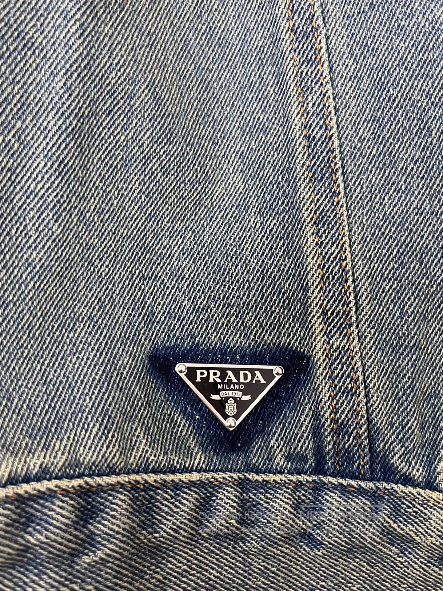 Prada Prada Light Blue Denim Jacket. Size US L / EU 52-54 / 3 - 3 Thumbnail