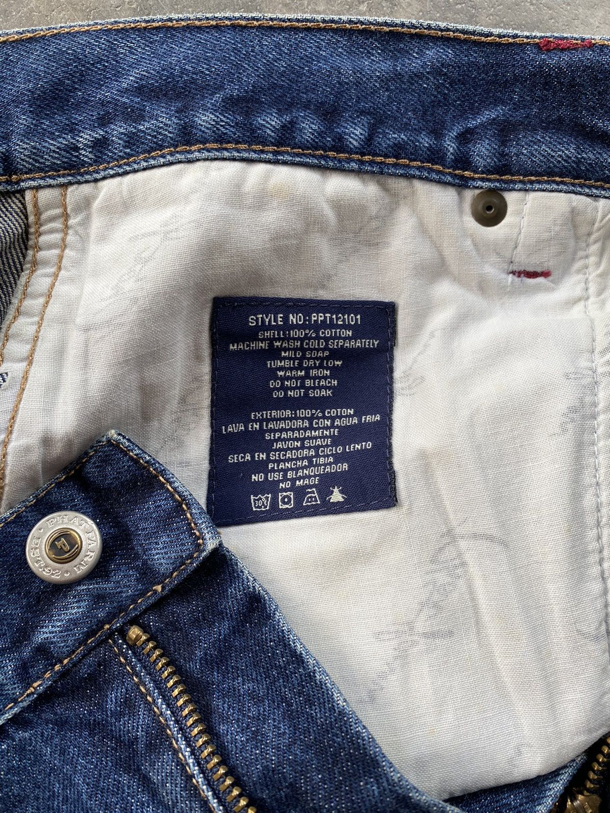 Phat Farm × Vintage Baggy Jeans Phat Farm Rappers Jeans 36x34 Size US 36 / EU 52 - 10 Thumbnail