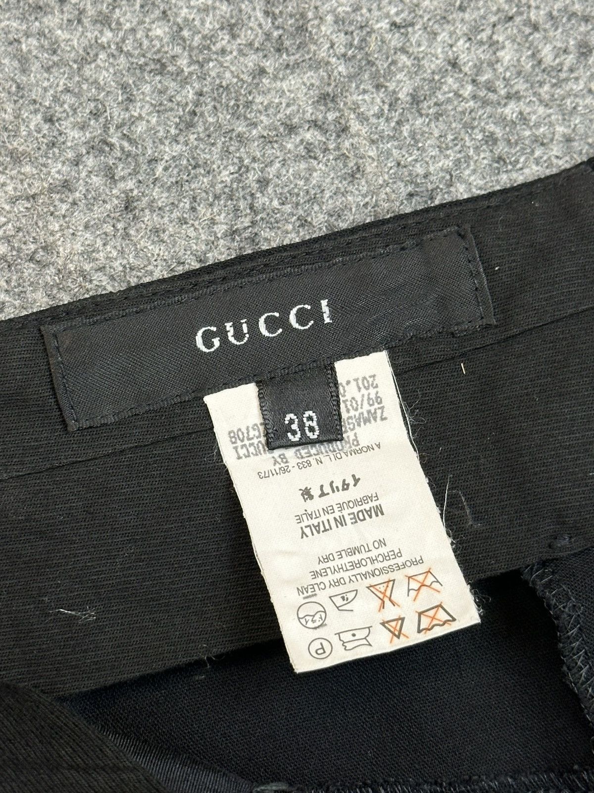 Gucci Gucci - Tom Ford 1999 - Buckled Waist Strap Wool Trouser Size 24" / US 00 / IT 34 - 13 Thumbnail