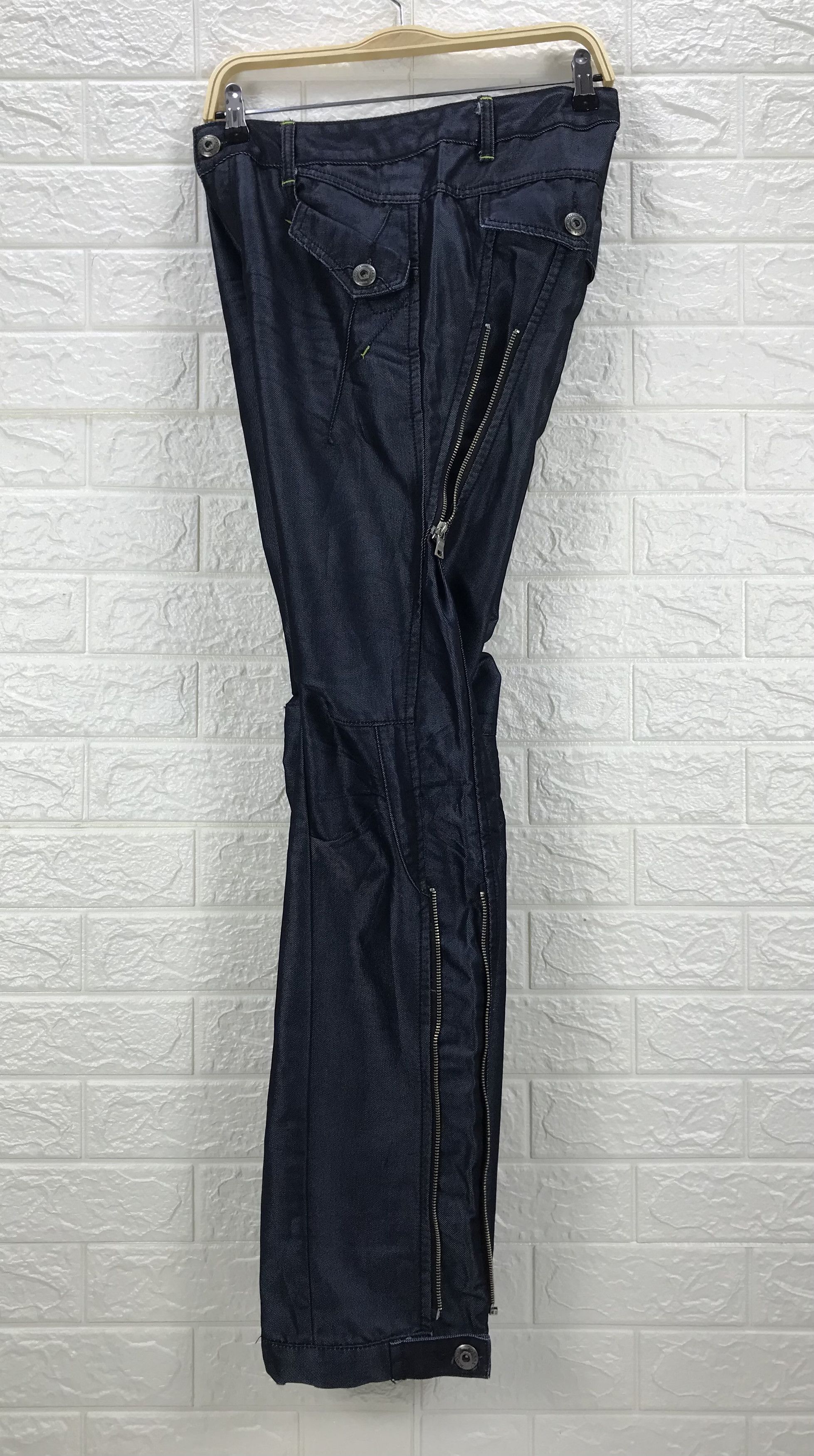 Japanese Brand Japanese Concert Club Multi Zipper Jeans Size US 34 / EU 50 - 10 Thumbnail