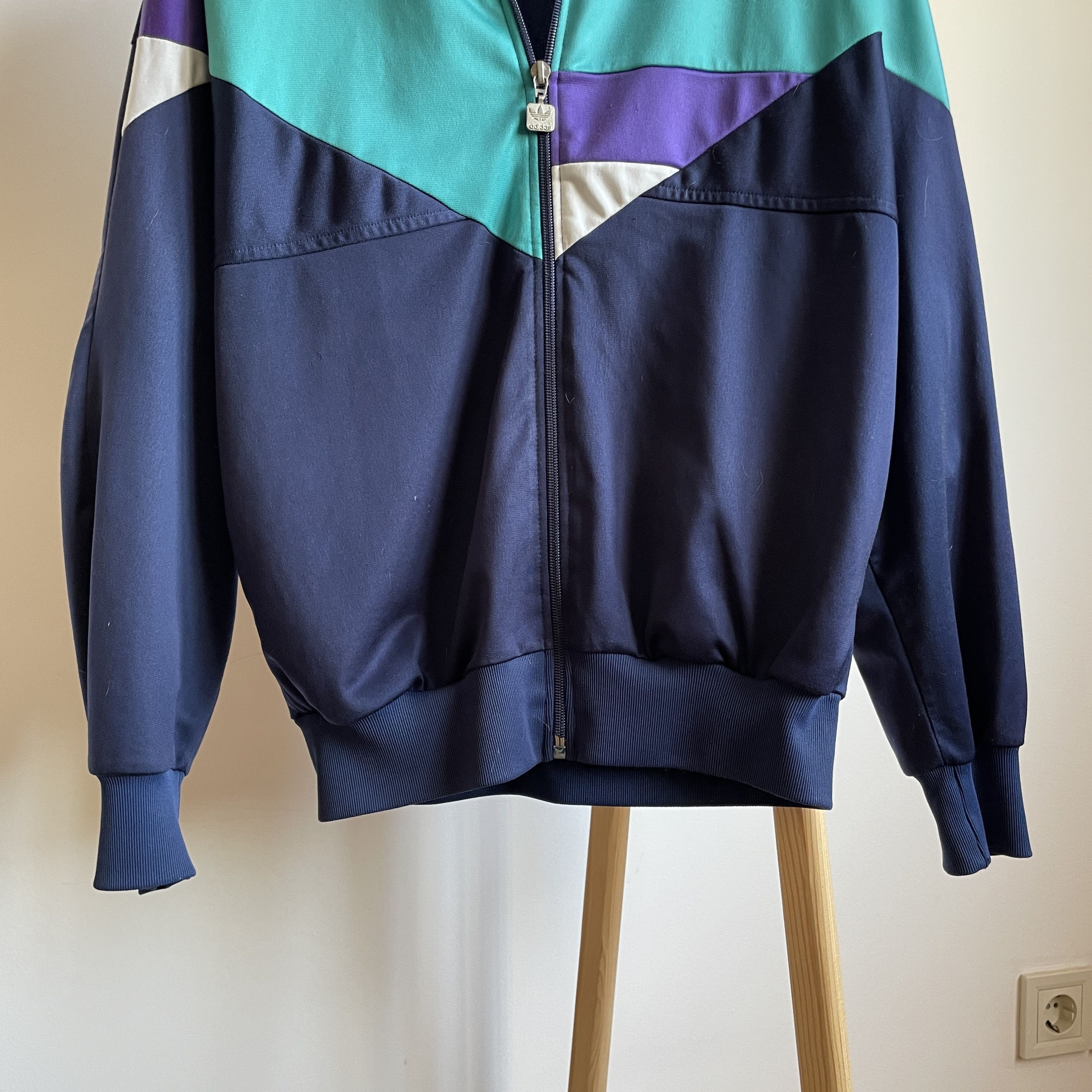 Adidas Adidas Vintage 80's Track Top Size 34/36 Size US S / EU 44-46 / 1 - 4 Thumbnail