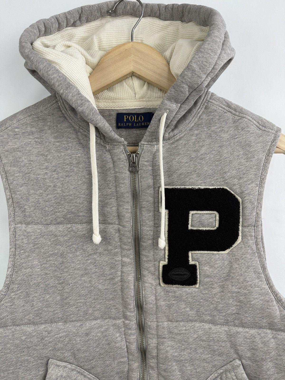 Polo Ralph Lauren 🇺🇸 Ralph Lauren Big Varsity Style P Vest Rare Retro Hype Y2K Size US S / EU 44-46 / 1 - 4 Thumbnail