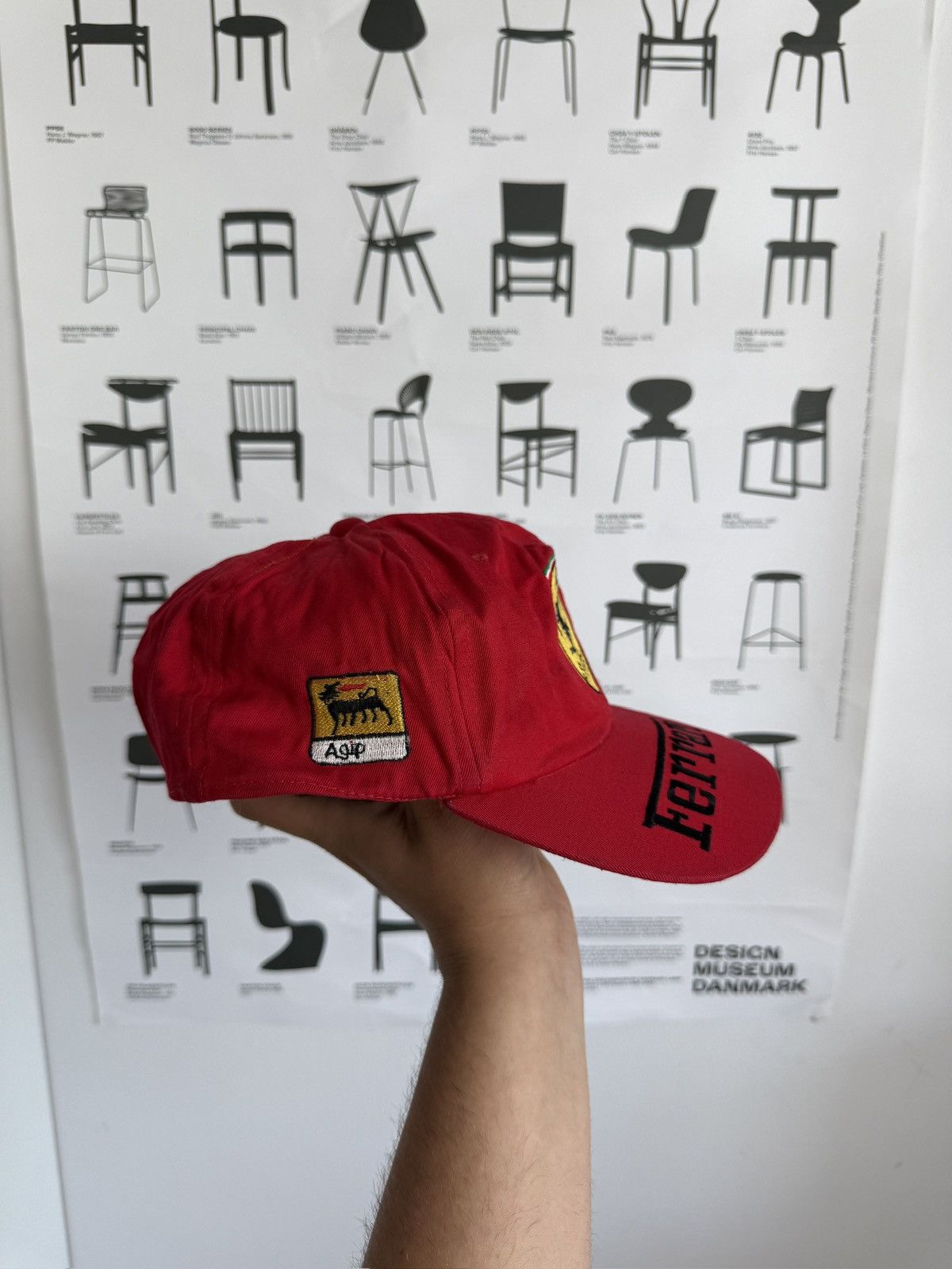 Ferrari Vintage 90s Ferrari racing big logo cap f1 nascar italy y2k Size ONE SIZE - 5 Thumbnail