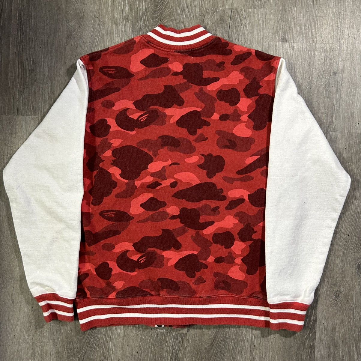 Bape BAPE Varsity Jacket Red Camo Size US L / EU 52-54 / 3 - 4 Thumbnail