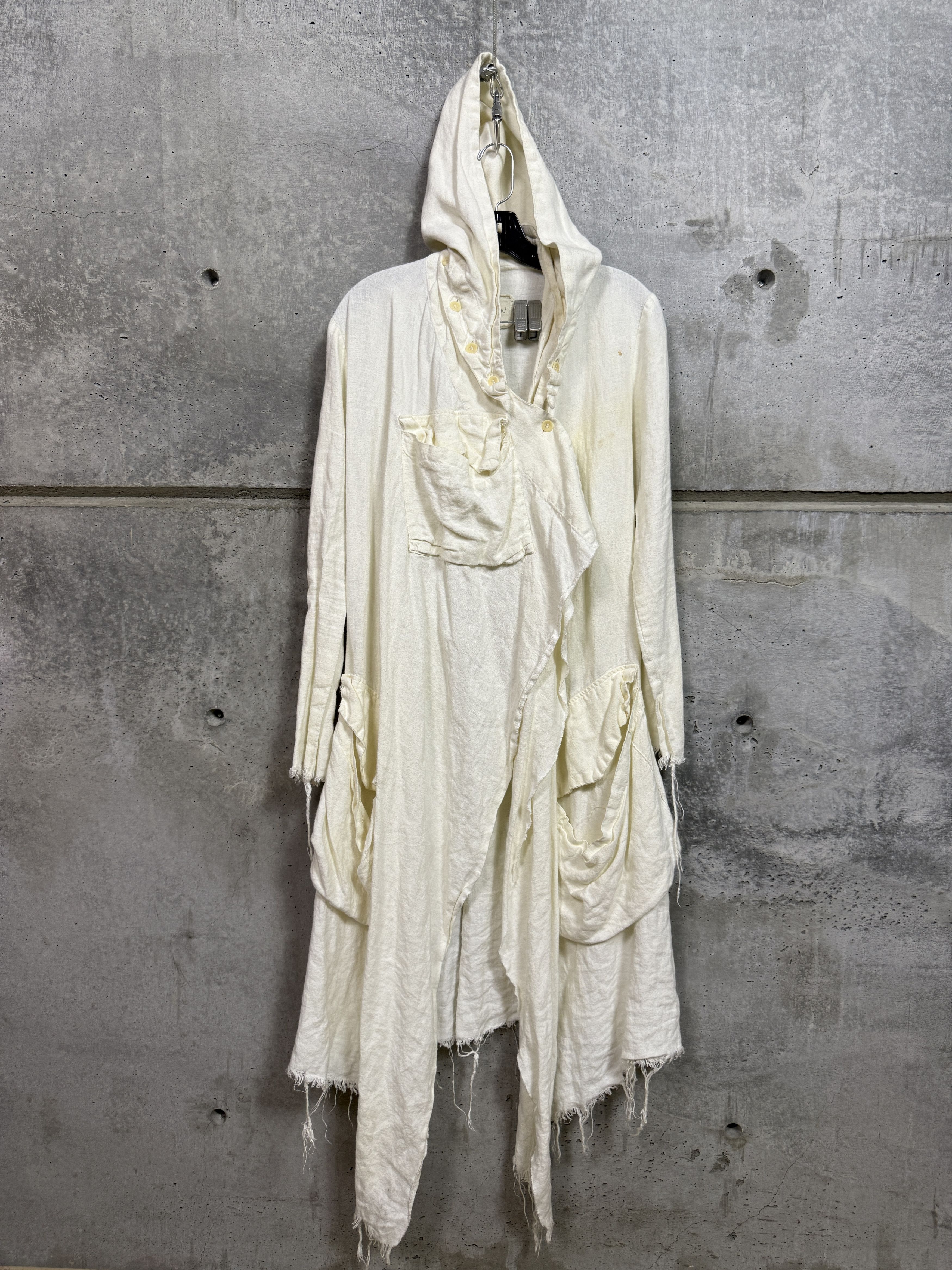 Greg Lauren Greg Lauren Ivory Linen Safari Nomad Jacket Size M / US 6-8 / IT 42-44 - 1 Thumbnail