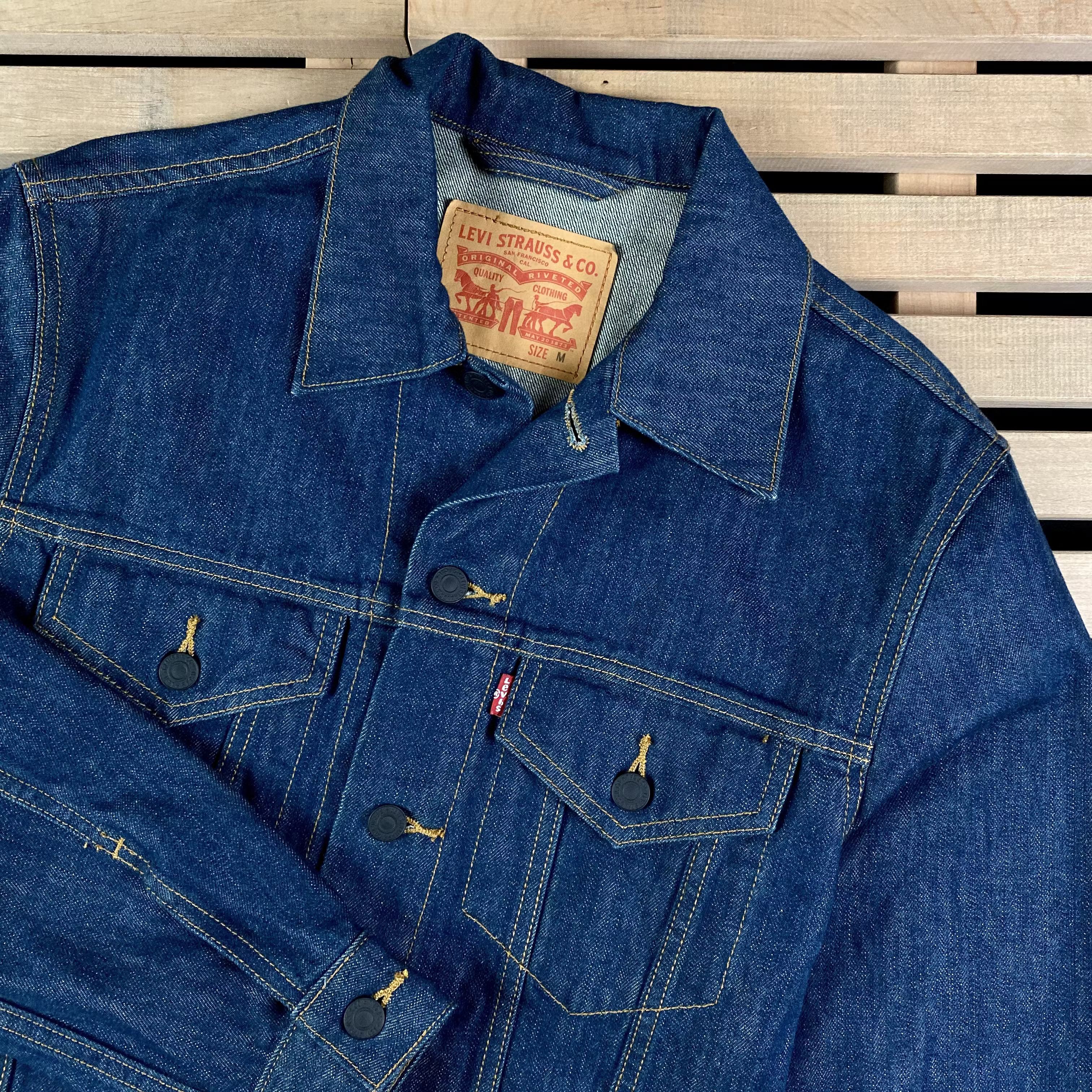 Levi's × Levi's Vintage Clothing × Vintage Men’s Denim Bomber Jacket Levi’s Vintage Size M Size US M / EU 48-50 / 2 - 2 Thumbnail