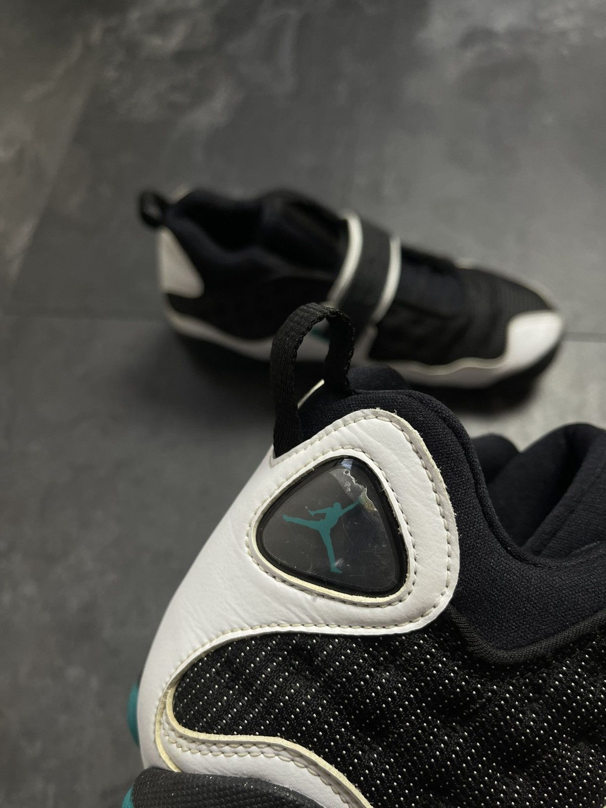 Streetwear Air Jordan Black Cat Retro Black Turbo Green White Size US 8.5 / EU 41-42 - 3 Thumbnail