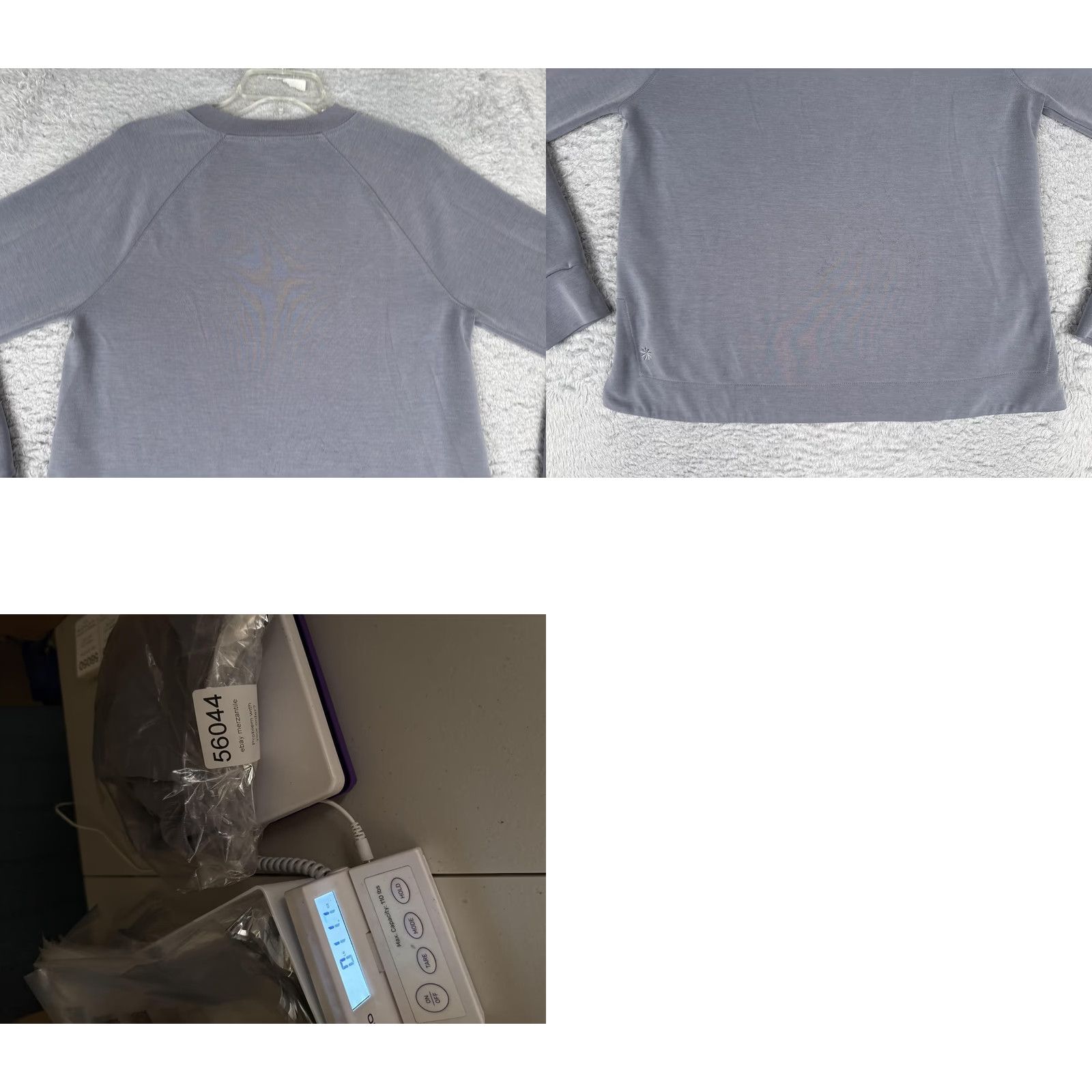 Athleta Athleta Sweater Womens S Gray Raglan Crewneck Pullover Hi Low Hem Sweatshirt Long Sleeve Casual Autumn Winter Travel Size S / US 4 / IT 40 - 9 Thumbnail