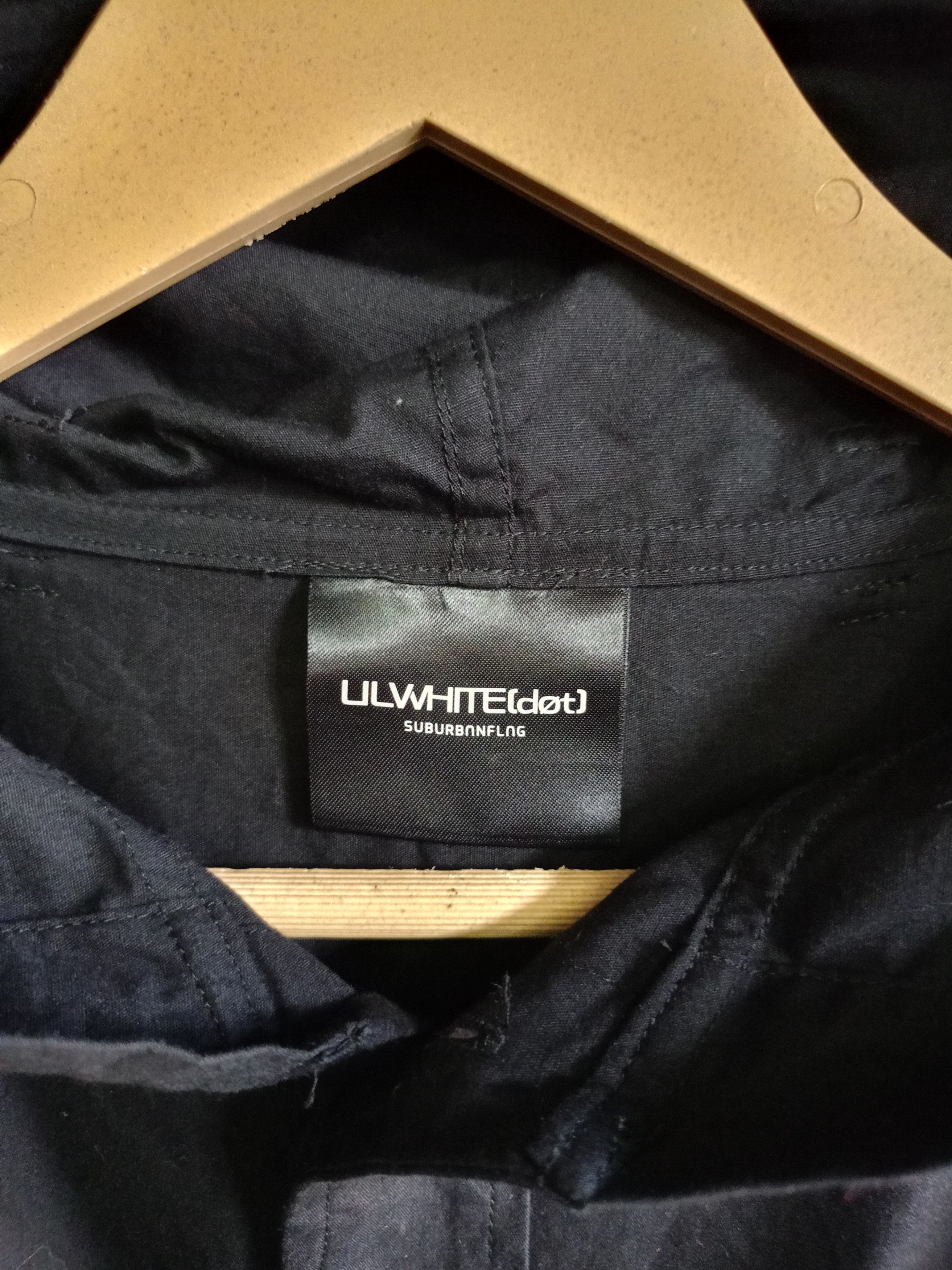 If Six Was Nine × Japanese Brand × Le Grande Bleu (L.G.B.) LILWhite(dot) Black Hoodie Long Sleeve shirt Size US XL / EU 56 / 4 - 5 Thumbnail