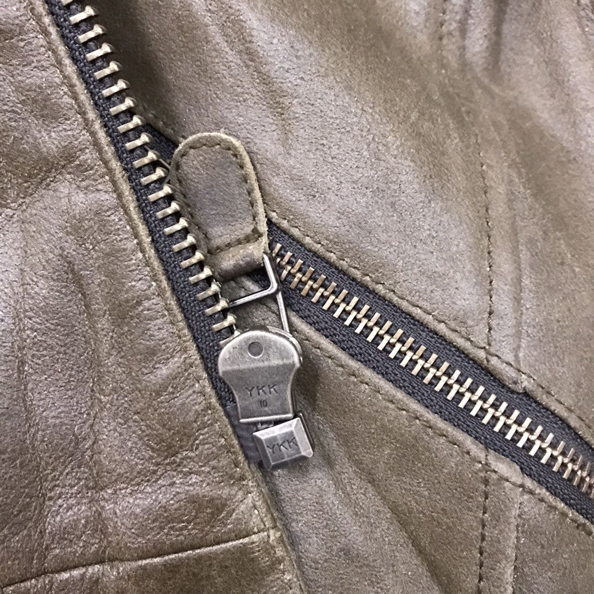 ABAHOUSE × If Six Was Nine × Japanese Brand Vintage Abahouse Colded Neck Leather Jacket Parka Size US S / EU 44-46 / 1 - 10 Thumbnail