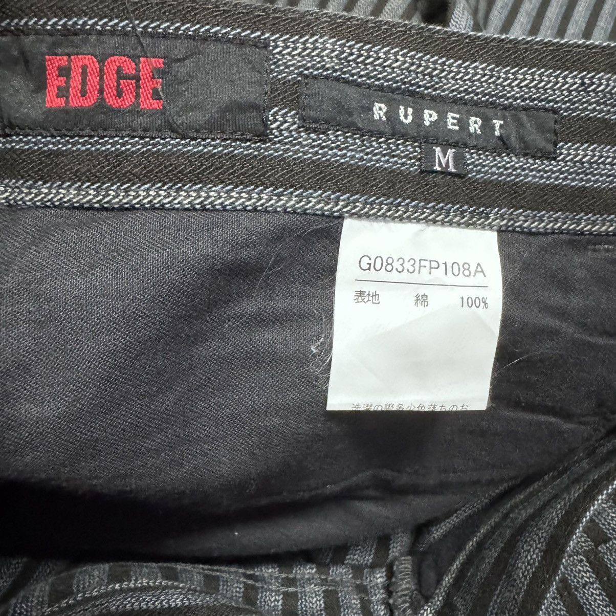 Japanese Brand EDGE RUPERT Striped Denim Flare Jeans Size US 30 / EU 46 - 18 Thumbnail