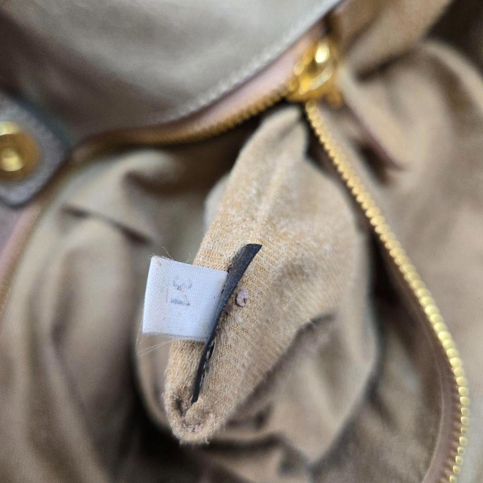Prada Prada - Beige Leather Handbag with Detachable Strap Size ONE SIZE - 9 Thumbnail