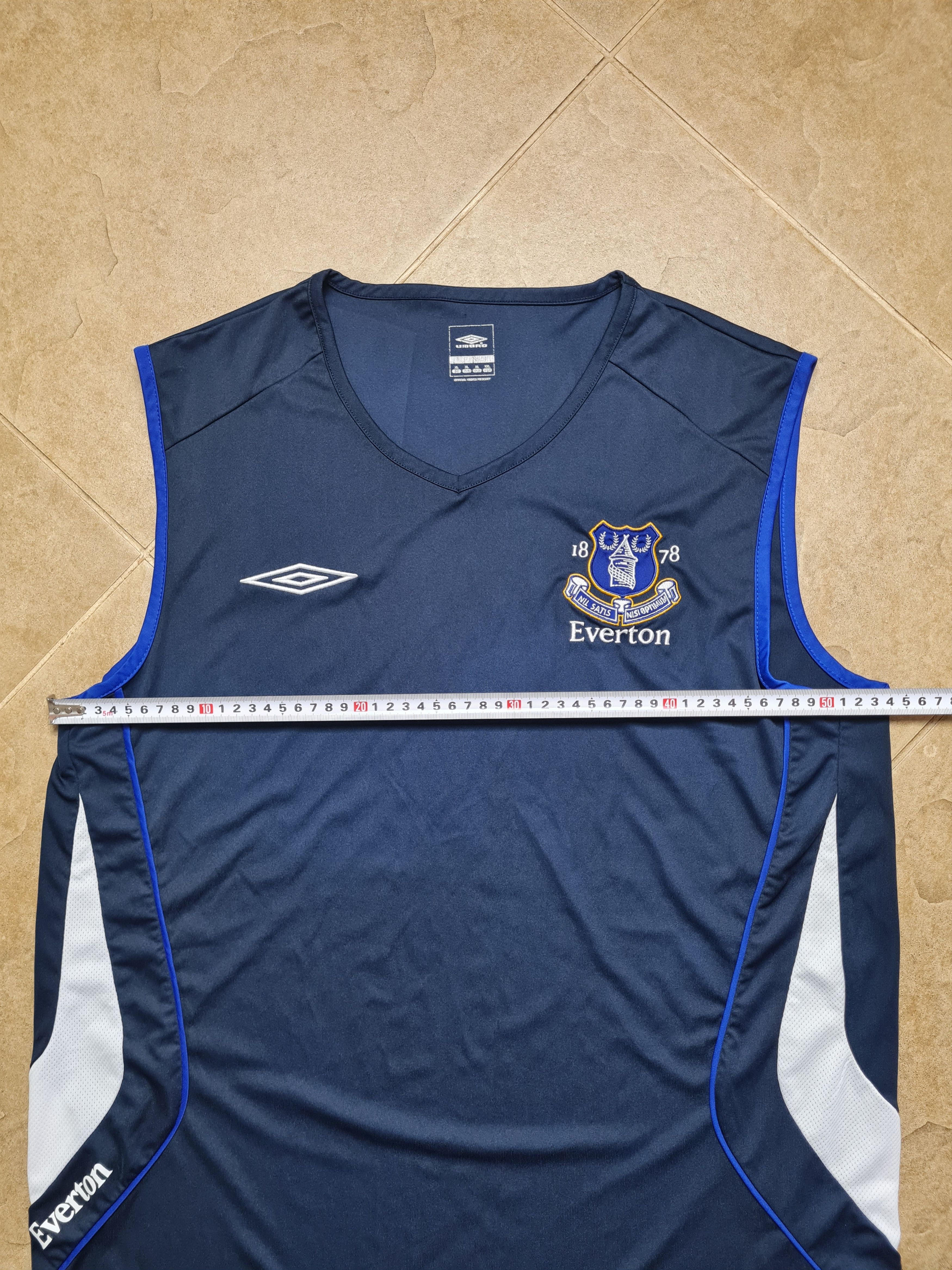 Umbro Football Umbro EVERTON SHIRT TRIKOT XL Soccer Blue Mens Size US XL / EU 56 / 4 - 6 Thumbnail