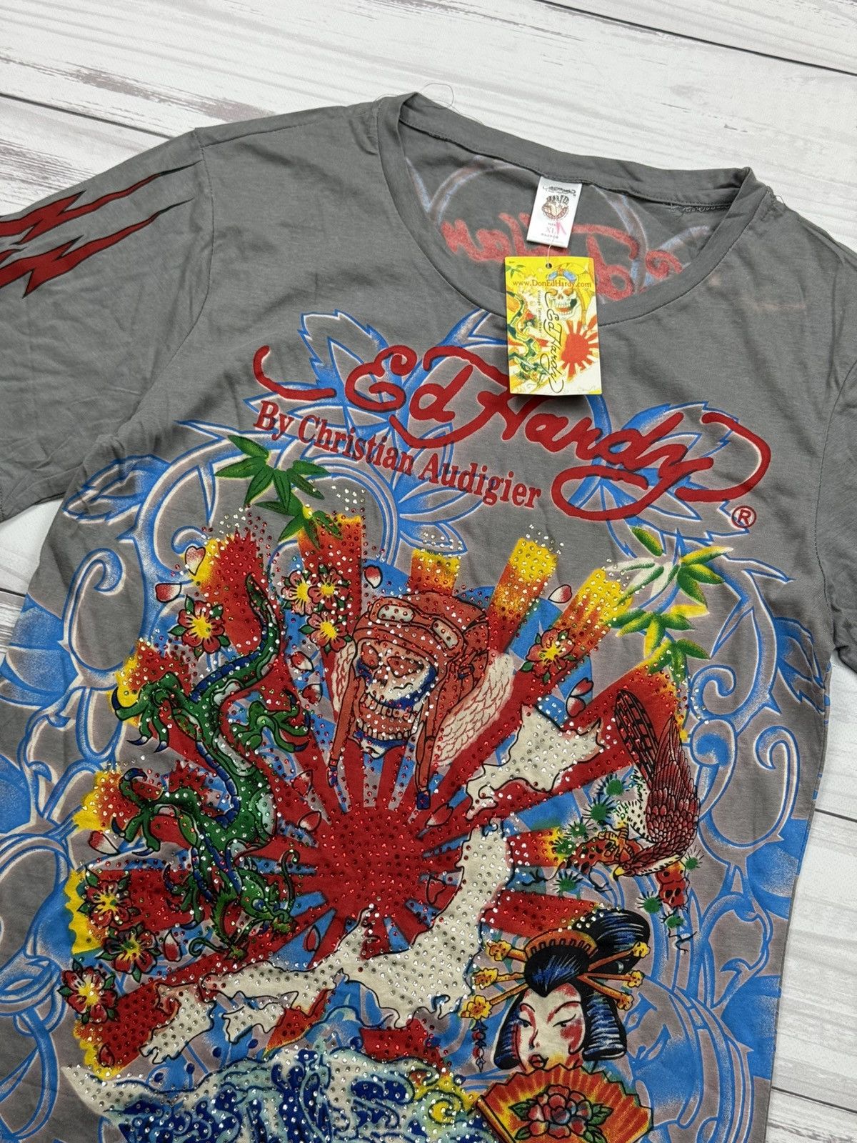 Ed Hardy Ed Hardy t Shirt Size XL / US 12-14 / IT 48-50 - 3 Thumbnail