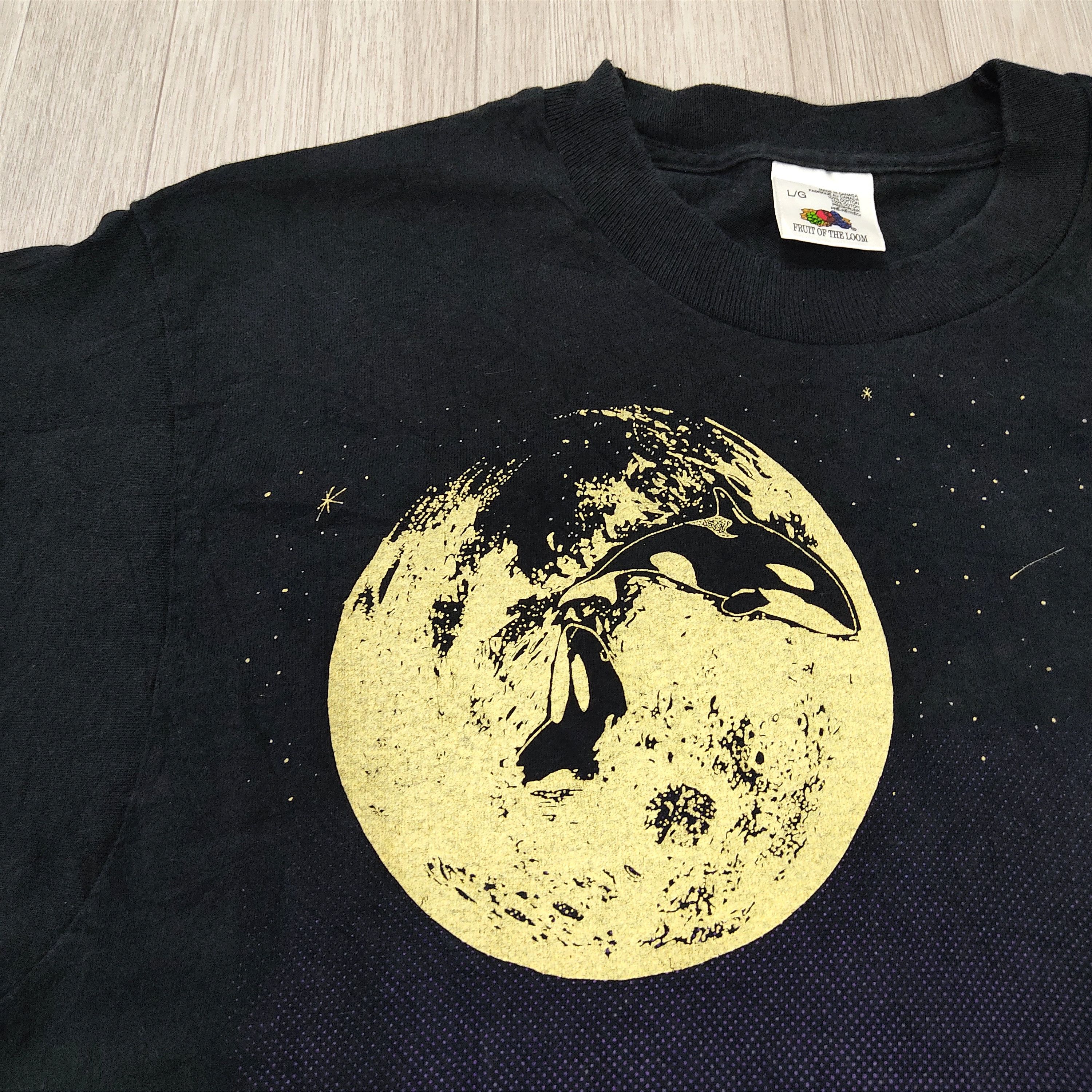 Fruit Of The Loom × Habitat Vintage 80s ORCA Chemainus B.C Canada T-shirt Size US L / EU 52-54 / 3 - 7 Thumbnail
