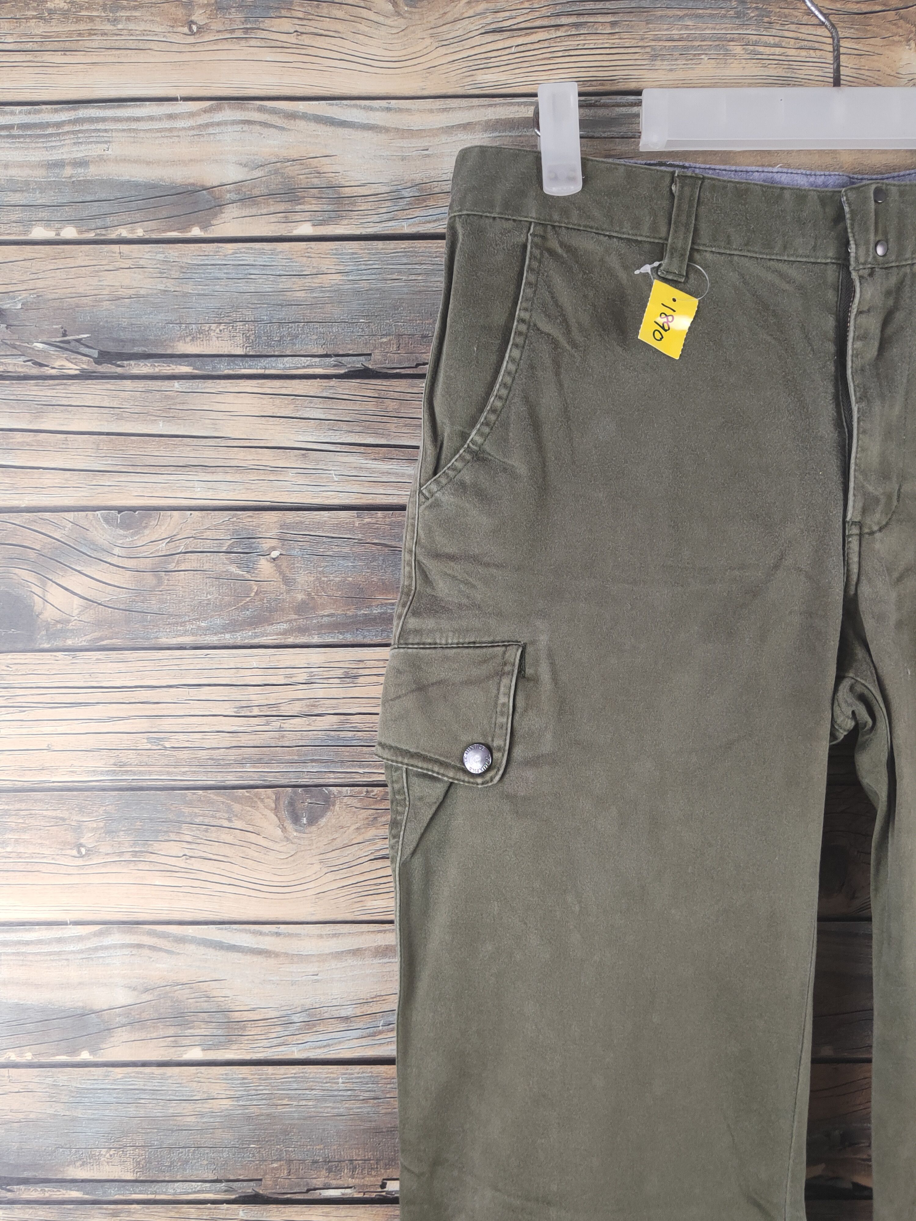 Japanese Brand DL The Mixpice Olive Multipocket Tactical Cargo Pants #1890 Size US 30 / EU 46 - 3 Thumbnail