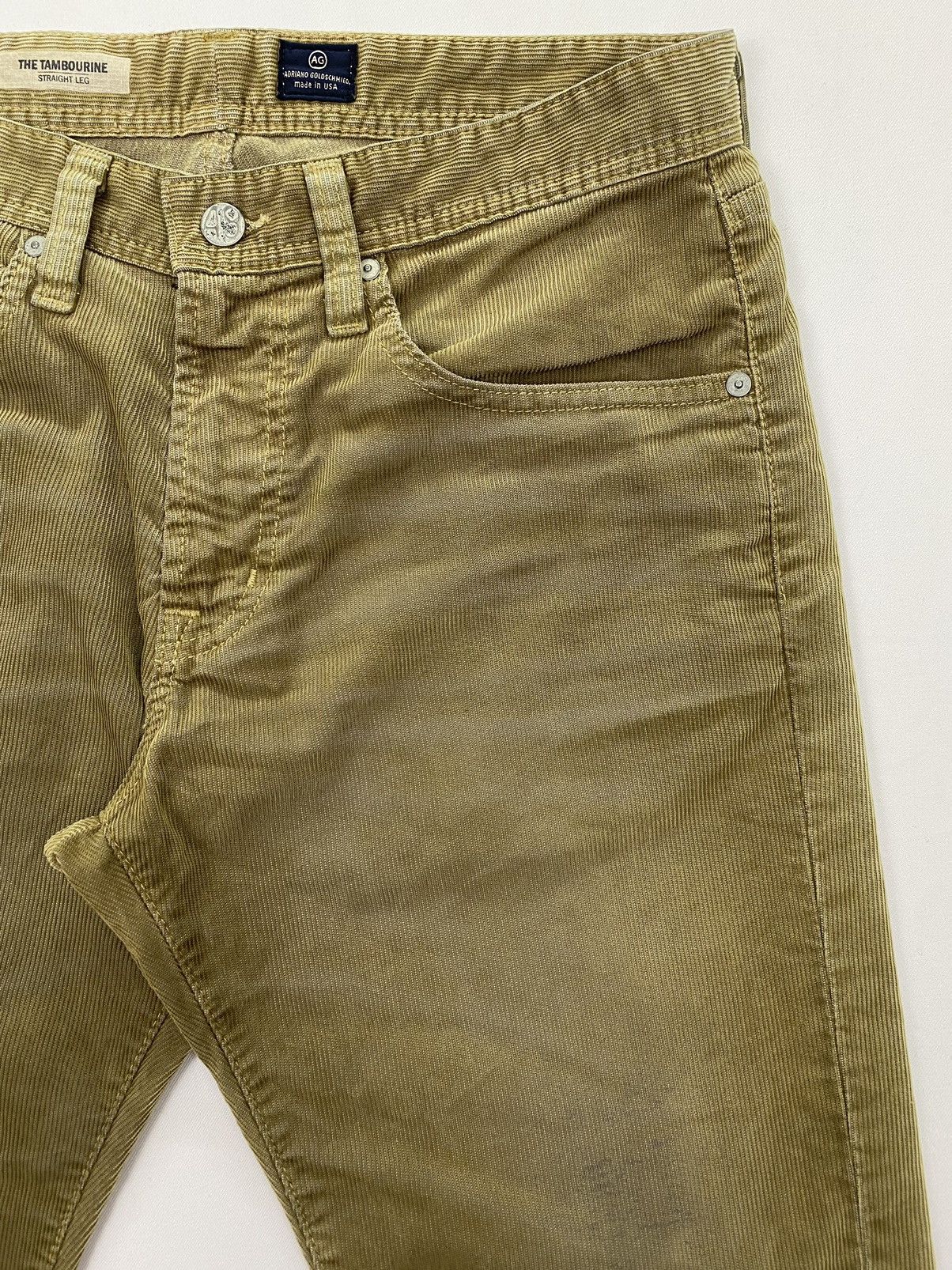AG Adriano Goldschmied AG Adriano Goldschmied Dirty Distressed Corduroy Pant Size US 32 / EU 48 - 18 Thumbnail