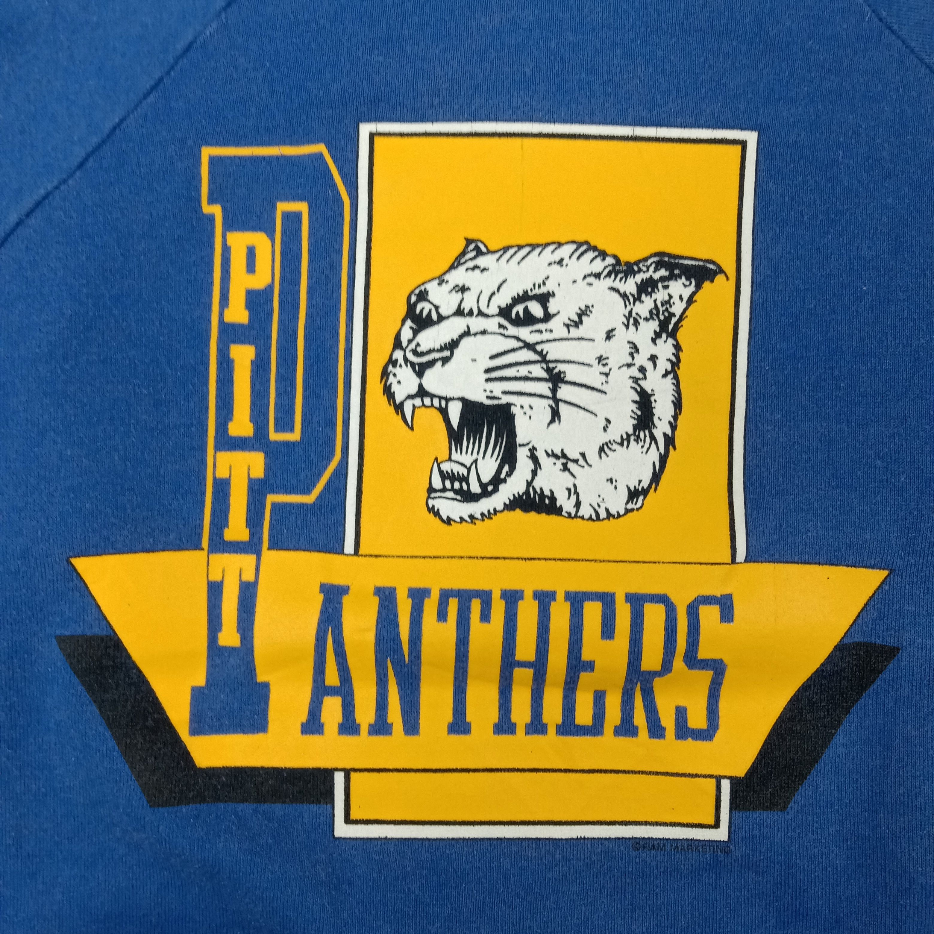 NFL × Vintage Pitt Panthers American Football Team Sweatshirt Size US M / EU 48-50 / 2 - 2 Thumbnail